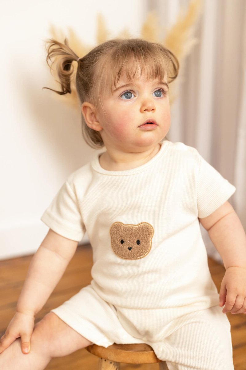 Cool Summer Bear & Bonnet Hat Set - Cozy Crew Club