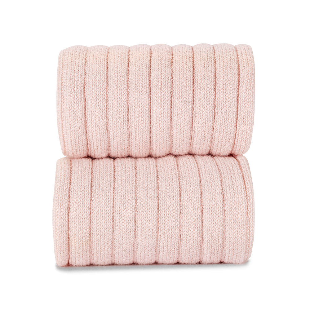 Condor nude pink ribbed tights - Rose & Albert