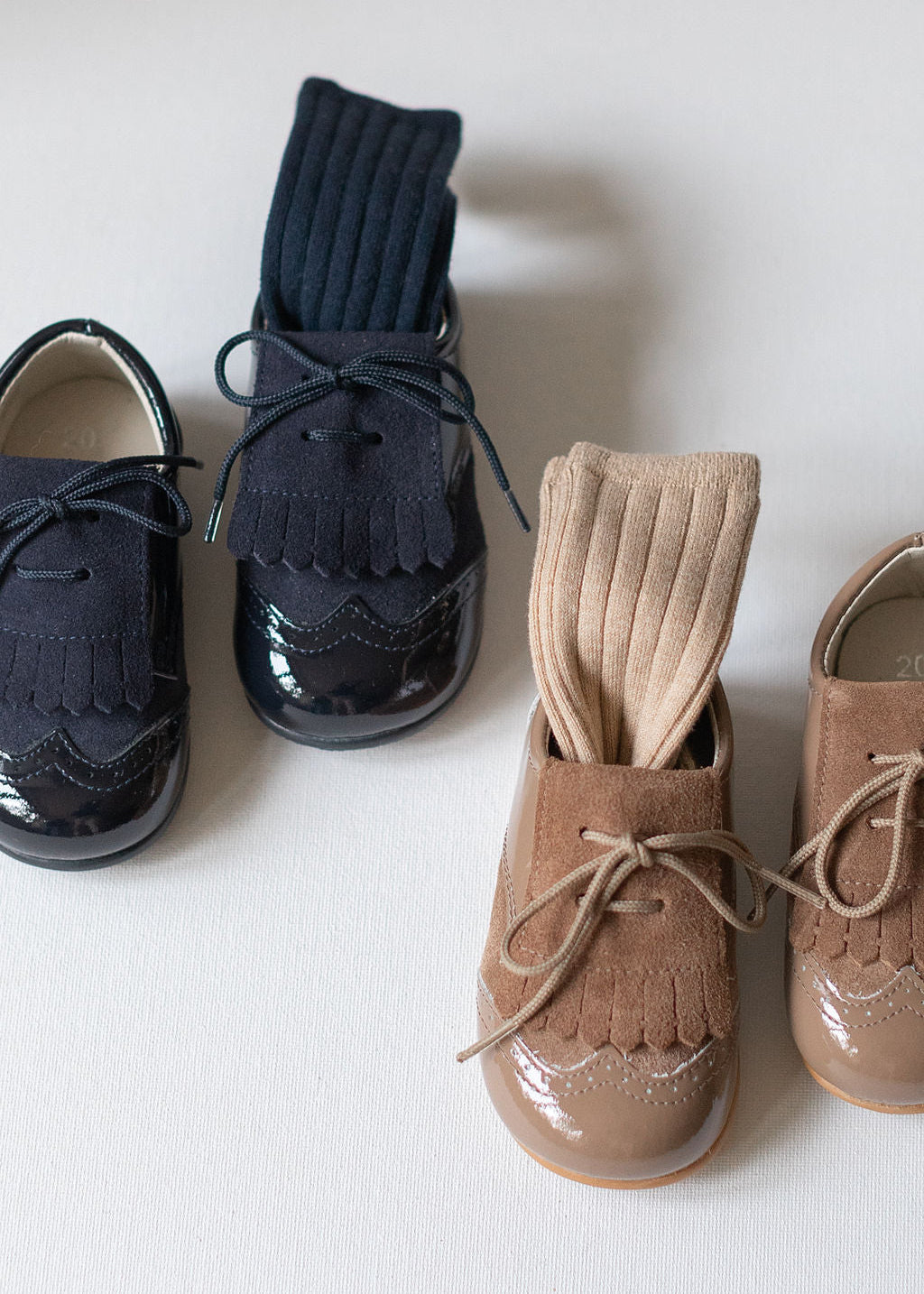 Fringe Shoes in Camel Brown