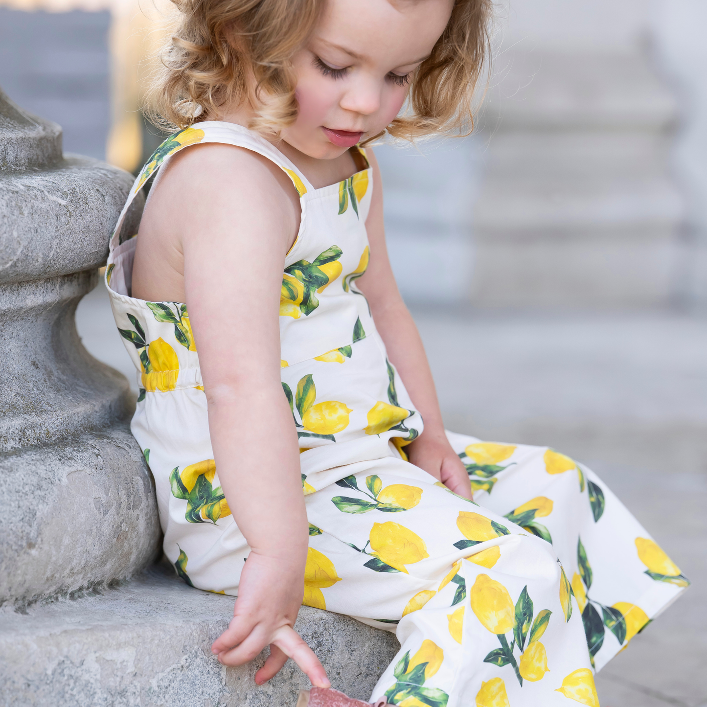 Lemon Dungarees Sample
