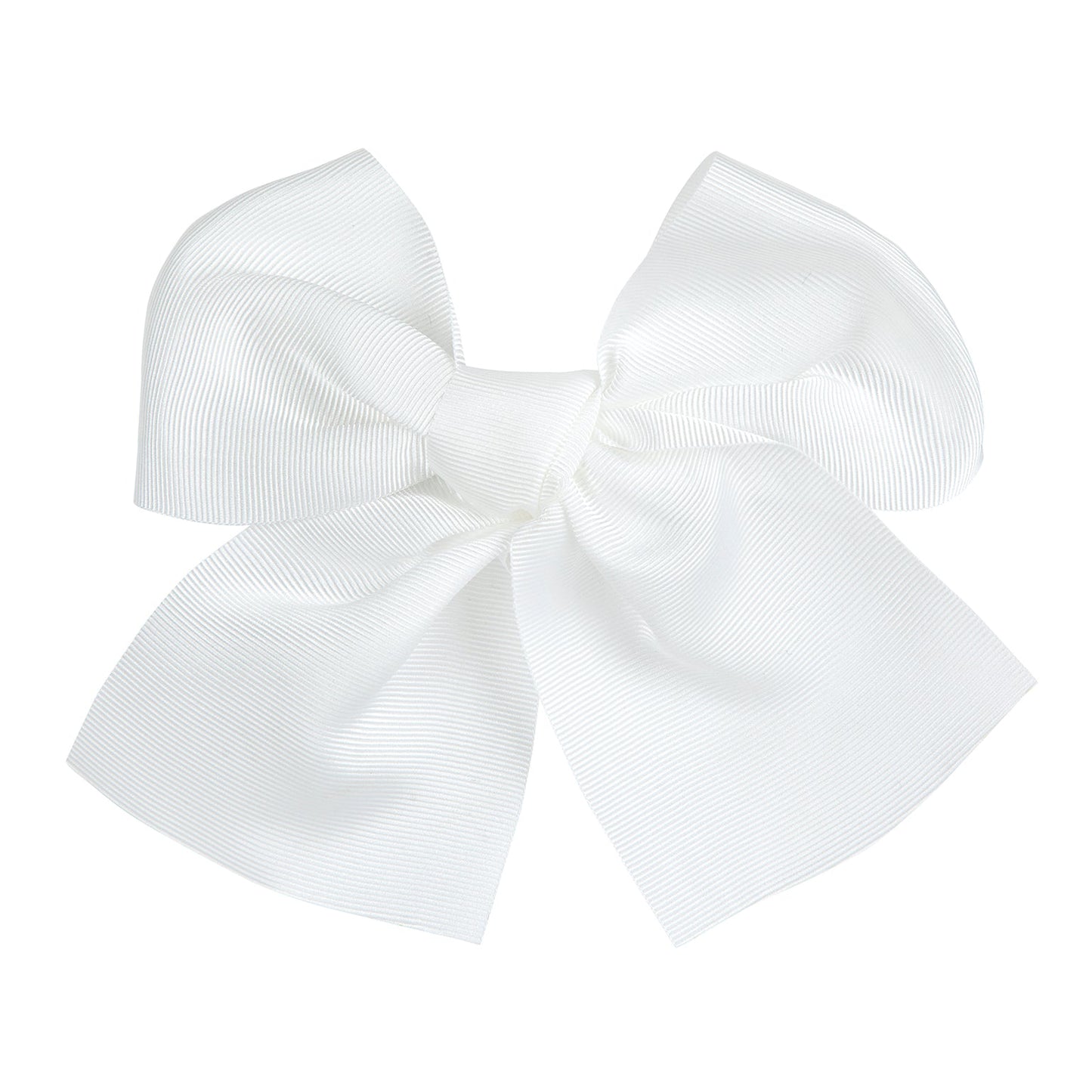 Condor large ivory grosgrain hair bow - Rose & Albert