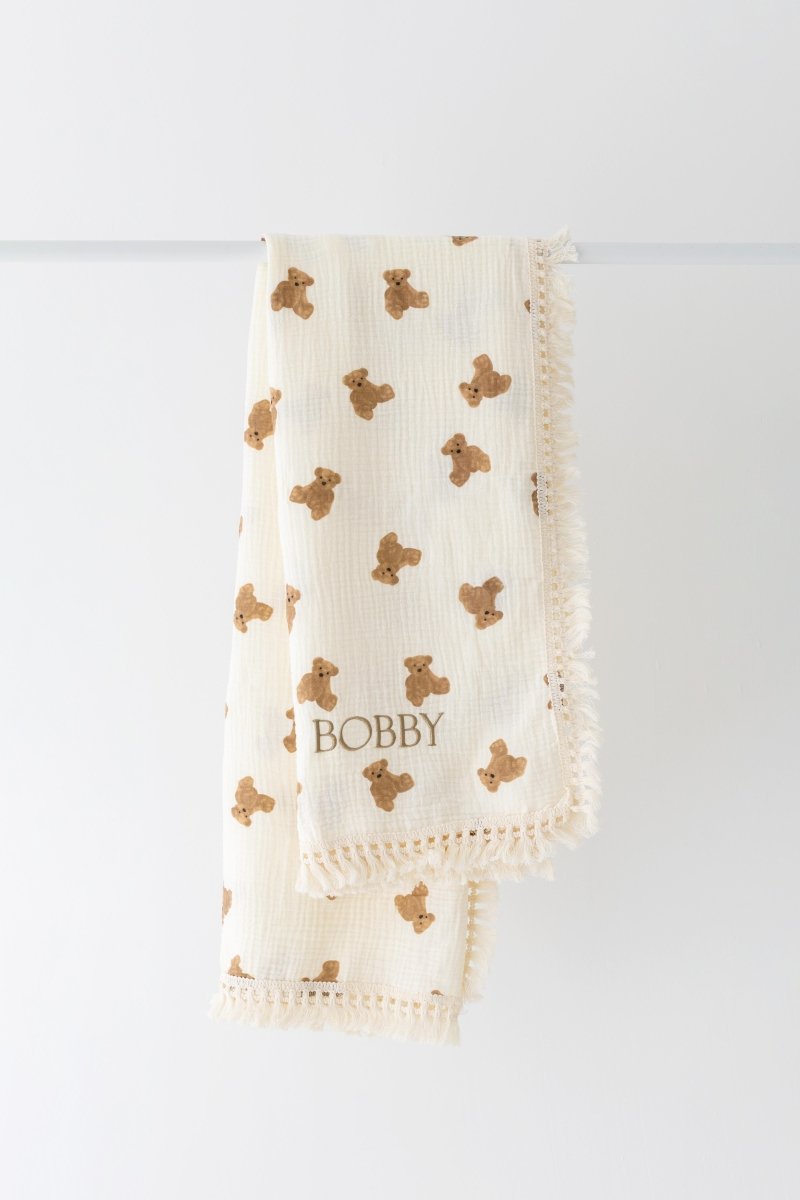 TikTok Exclusive Cozy Summer Bundle - Bear Frill Blanket + Waffle Shorts & Tee Set! 40% OFF