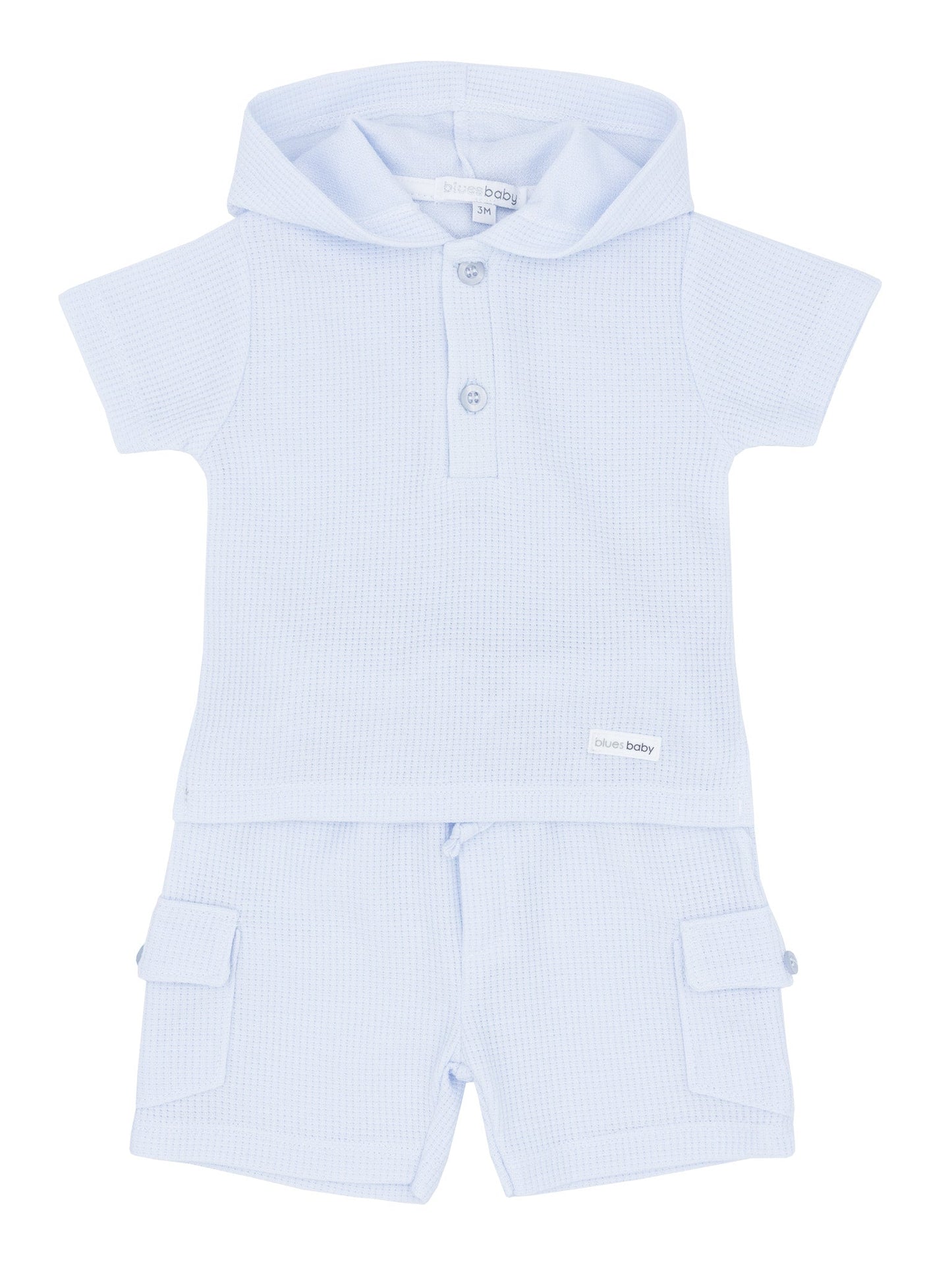 Blues Baby 'San Sebastian' 3 piece short set - Rose & Albert