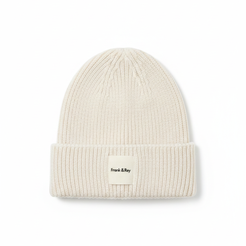 Lux knit beanie - popcorn