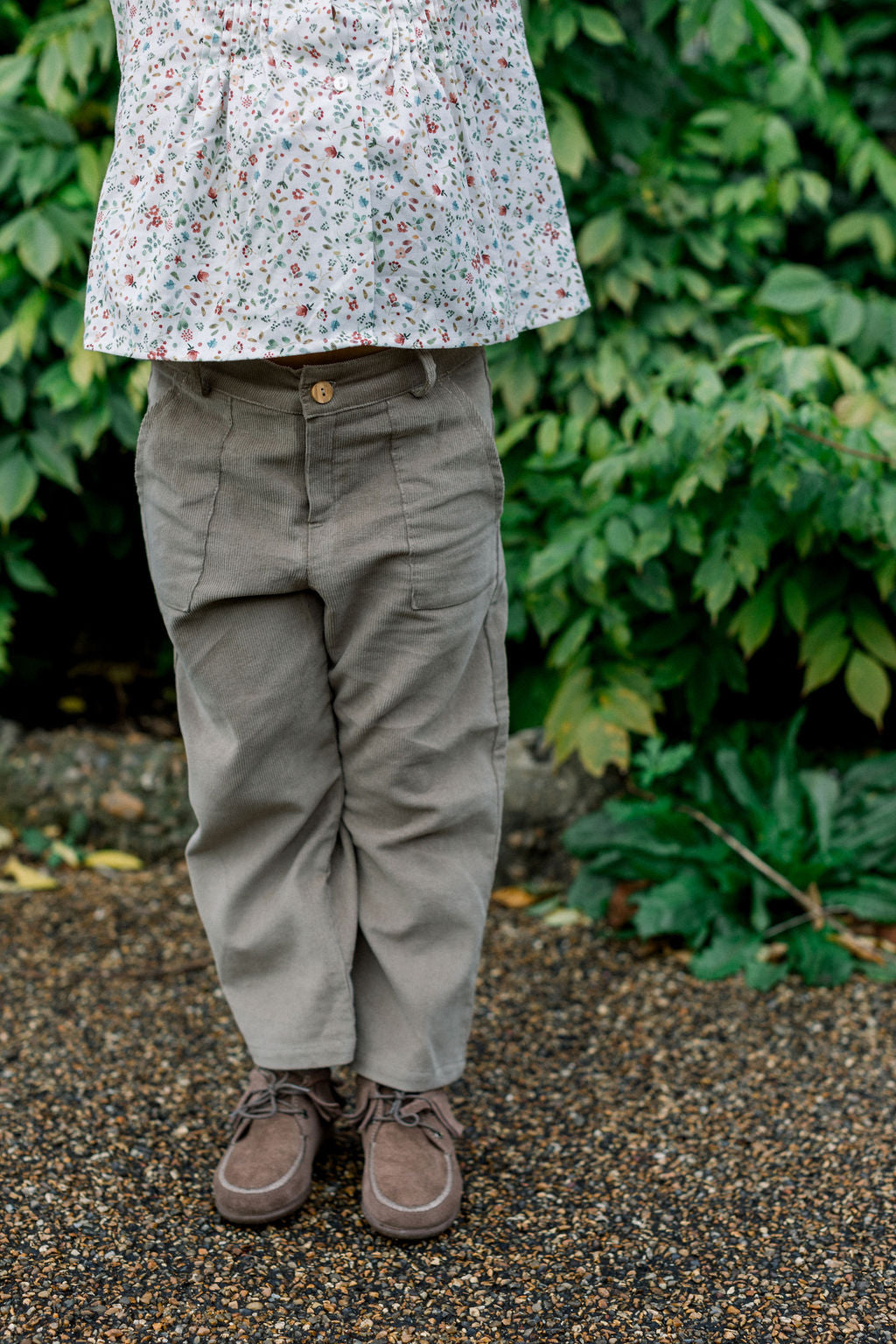 Corduroy Wide Trousers