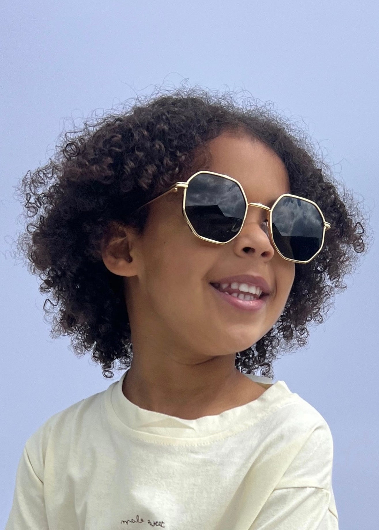 Hexagon Sunglasses in Yellow
