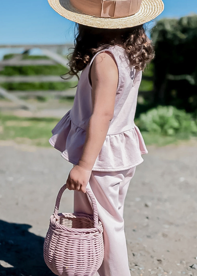 Peplum Summer Set in Pink