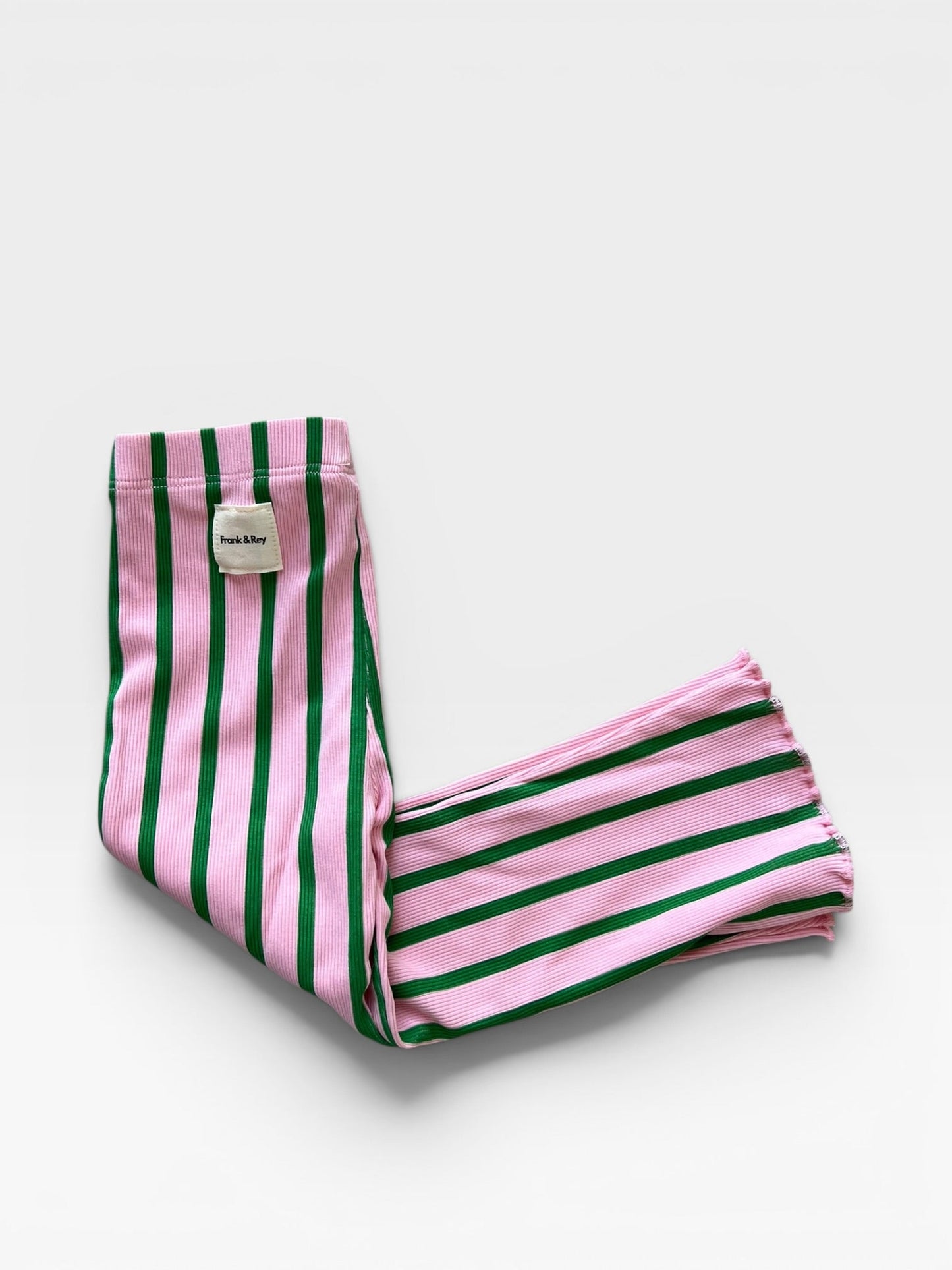 Ribbed Stripe Flares