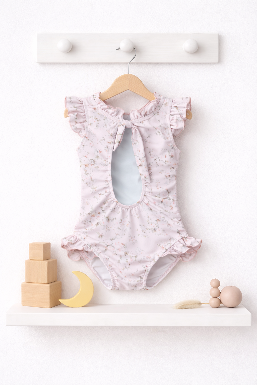 'Petal' floral bow back swimsuit - Rose & Albert