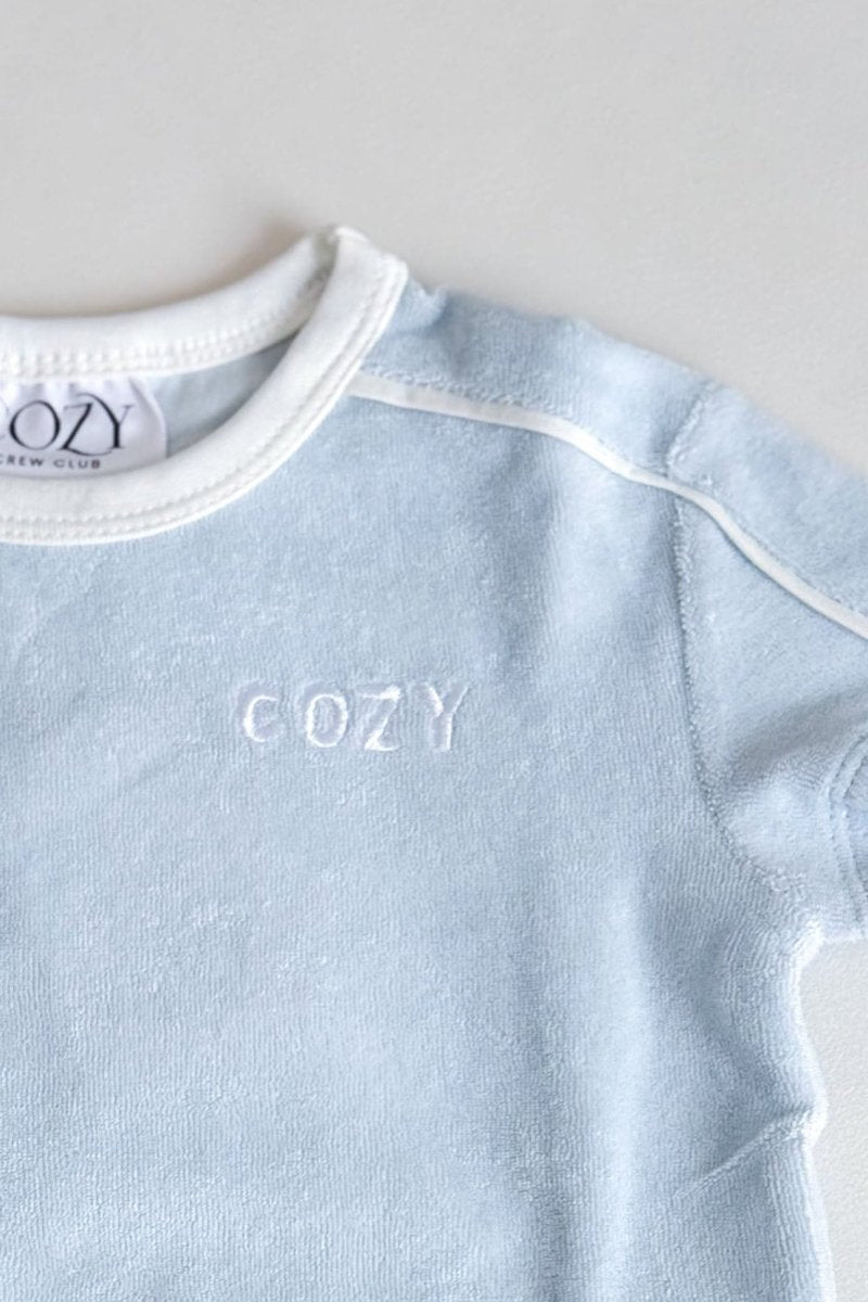 Adult COZY Terry Towel Tee - Blue Cozy Crew Club T-Shirts mora-uk.myshopify.com adult-cozy-terry-towel-tee-blue 5POUND, adult, All Products, BFCM20, CHRISTMAS20, easter50, extradiscount, nonpersonalised, PADDY33, resort club collection, SSSALE2550, TOPS, ultracozy, wholesale, wholesale-int, WINTER80