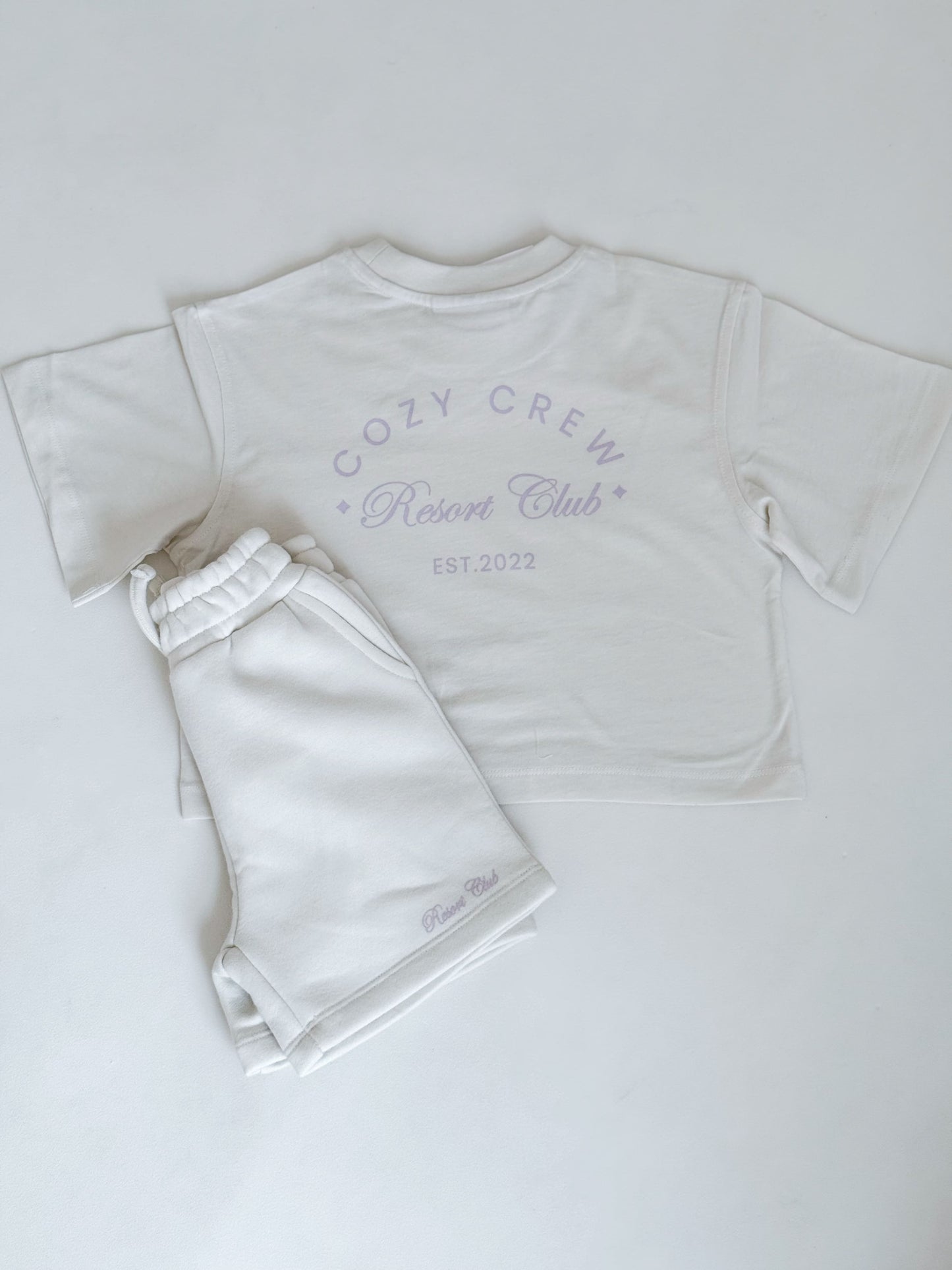 Mini Cozy Crew Resort Club Shorts - Snow White Cozy Crew Club Outfit Sets mora-uk.myshopify.com cozy-crew-resort-club-shorts-snow-white 5POUND, All Products, BFCM-60, BFCM20, BOTTOMS, CHRISTMAS20, easter50, Holiday Inn, nonpersonalised, PADDY33, resort club collection, shorts, SSSALE2550, ultracozy, whatnot, wholesale, wholesale-int, WINTER80