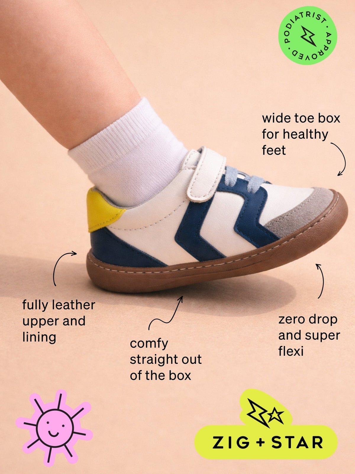 Jett Infant Barefoot Shoe Metallic Pewter