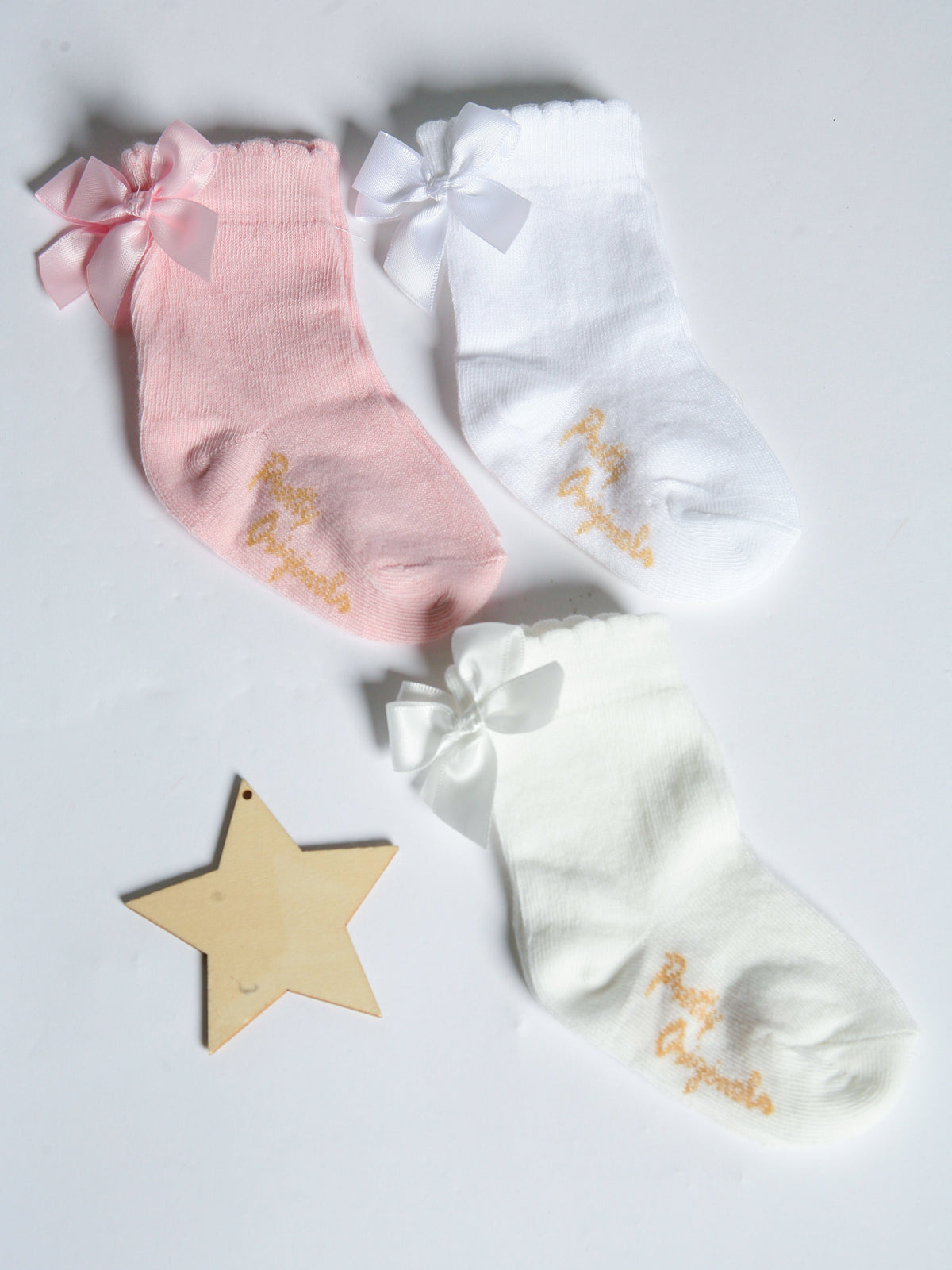 Pretty Originals Pink Bow Ankle Socks - Rose & Albert
