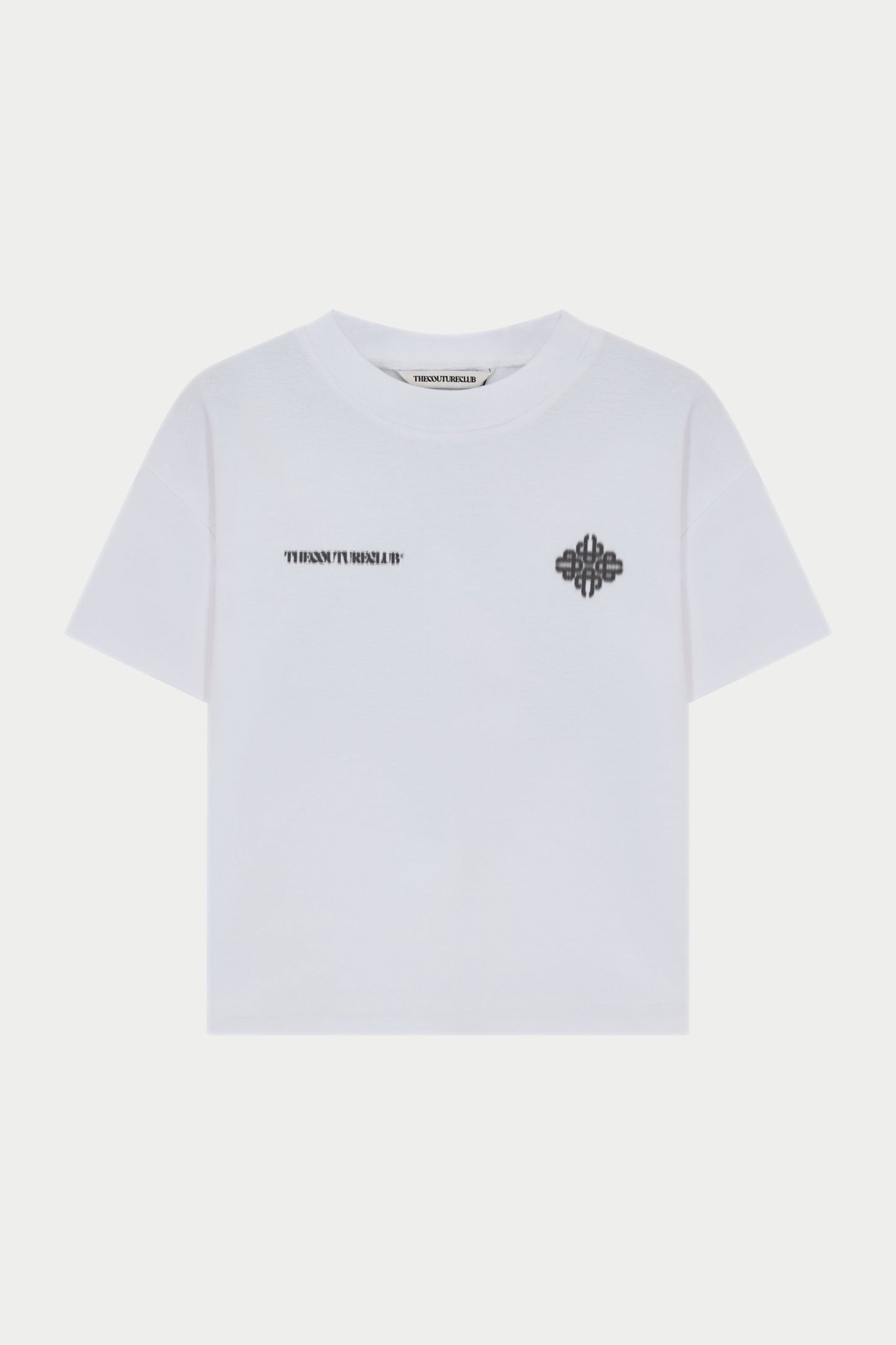 JUNIOR MOTION BLURRED T-SHIRT - WHITE