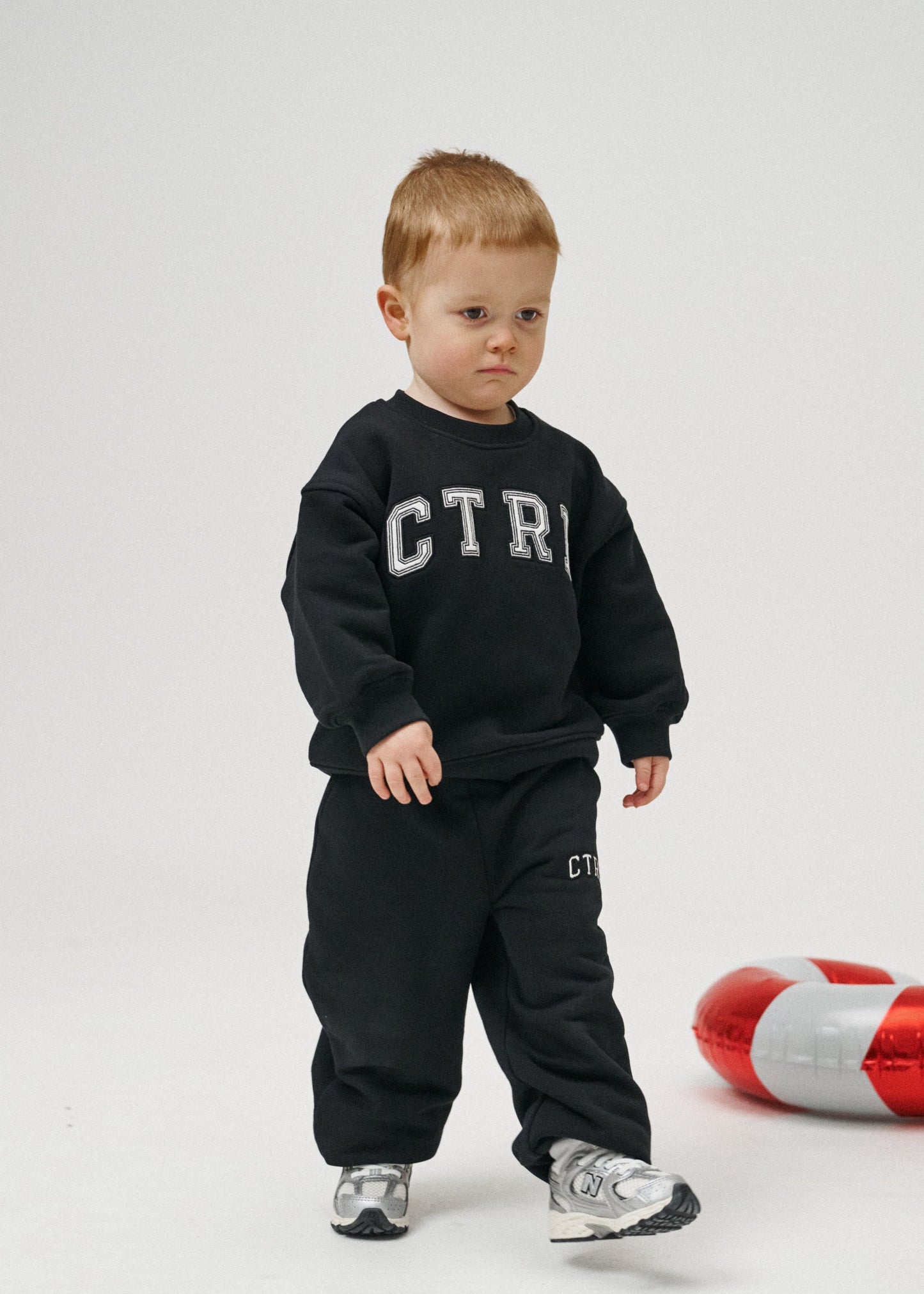 Kids Ctre Joggers in Black