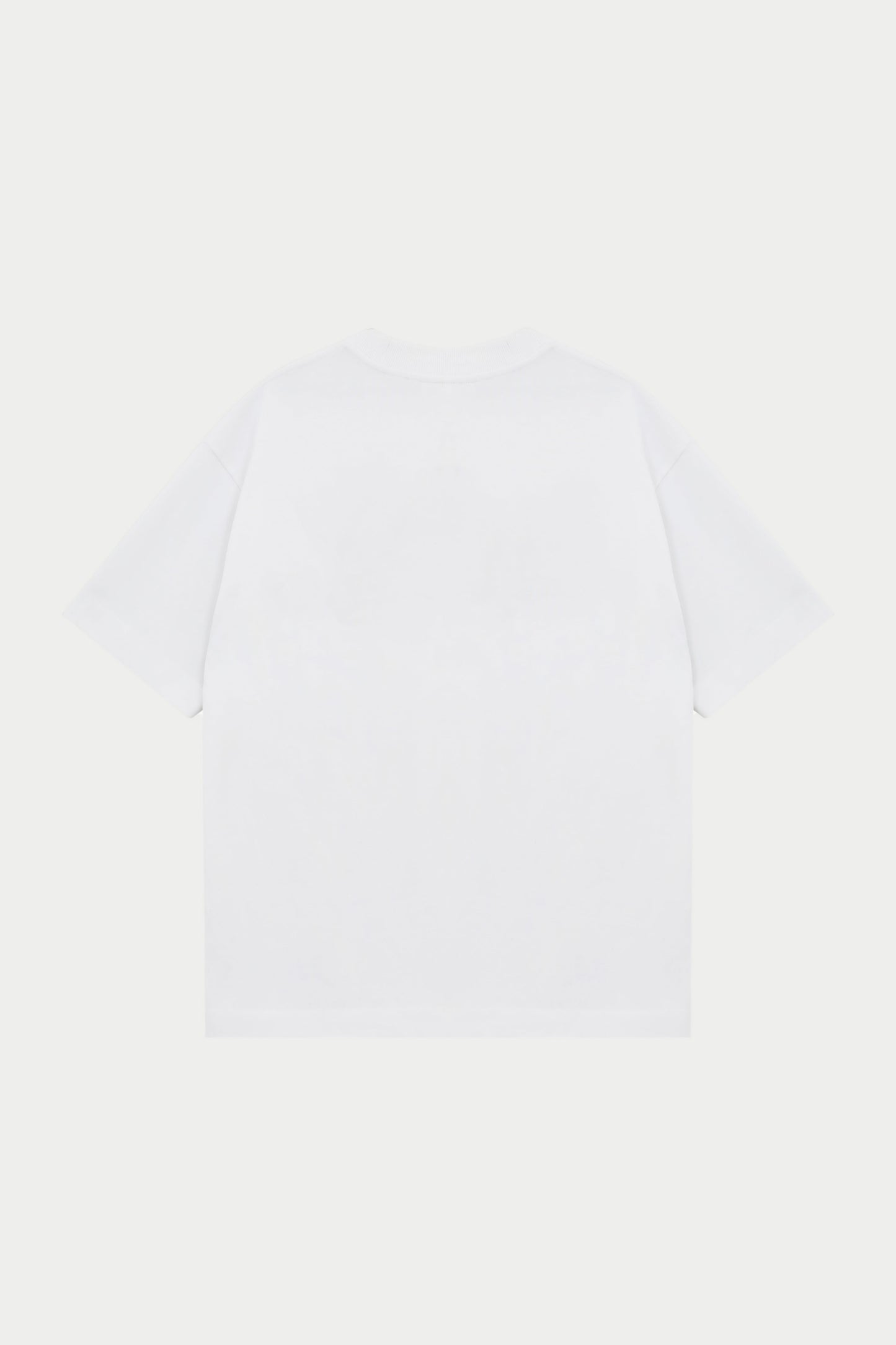 SCRIPT EMBROIDERED T-SHIRT - WHITE