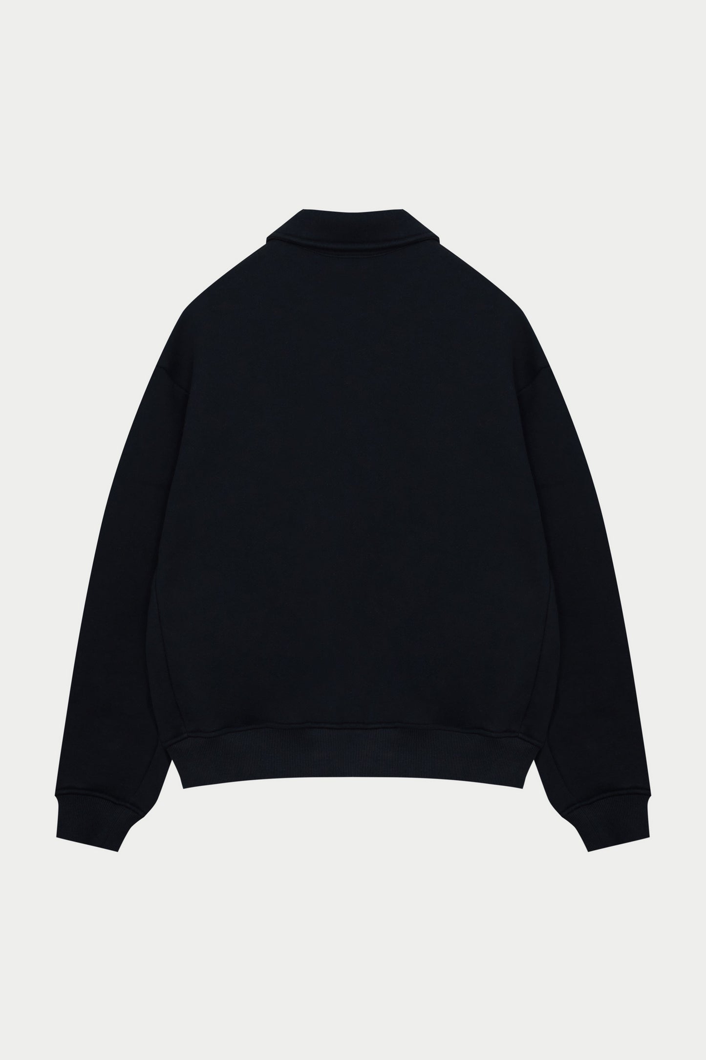 LAUNDERED CLASSICS POLO SWEATSHIRT - WASHED BLACK