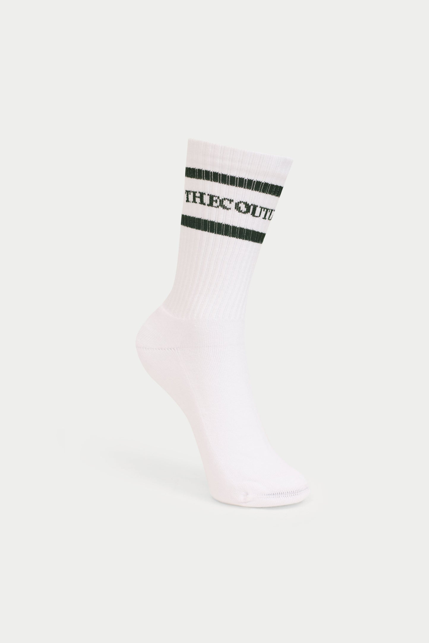 DOUBLE STRIPE COPYRIGHT SOCK - FOREST