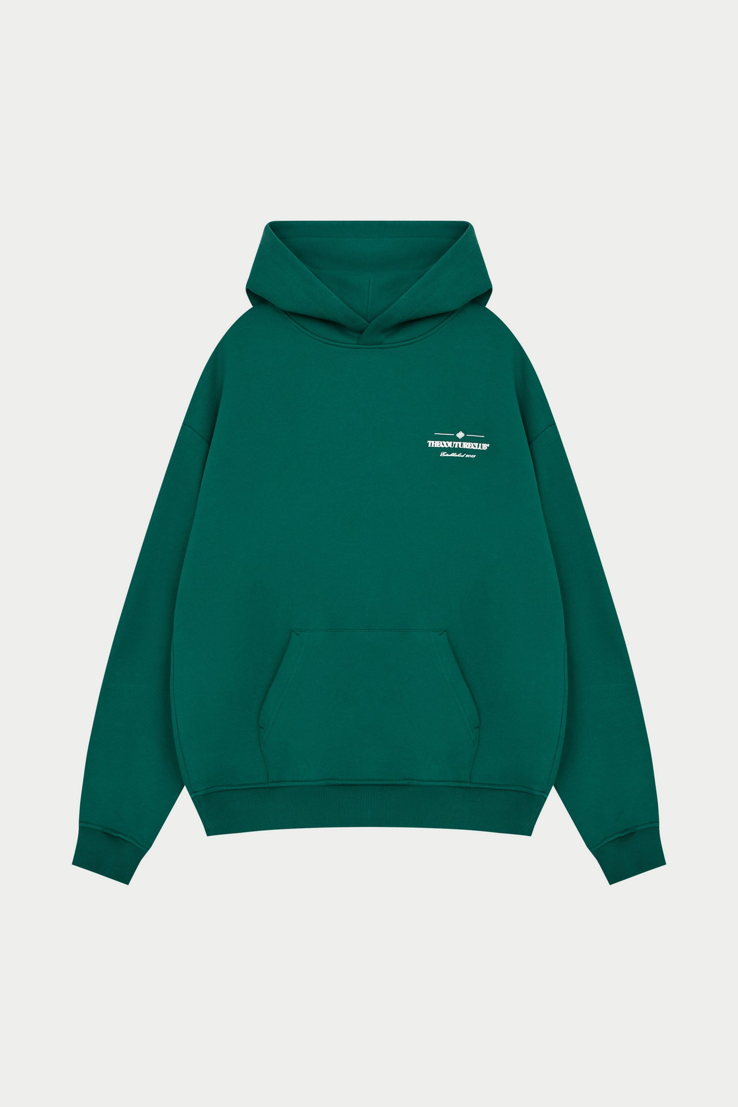 COPYRIGHT MULTI GRAPHIC HOODIE - GREEN