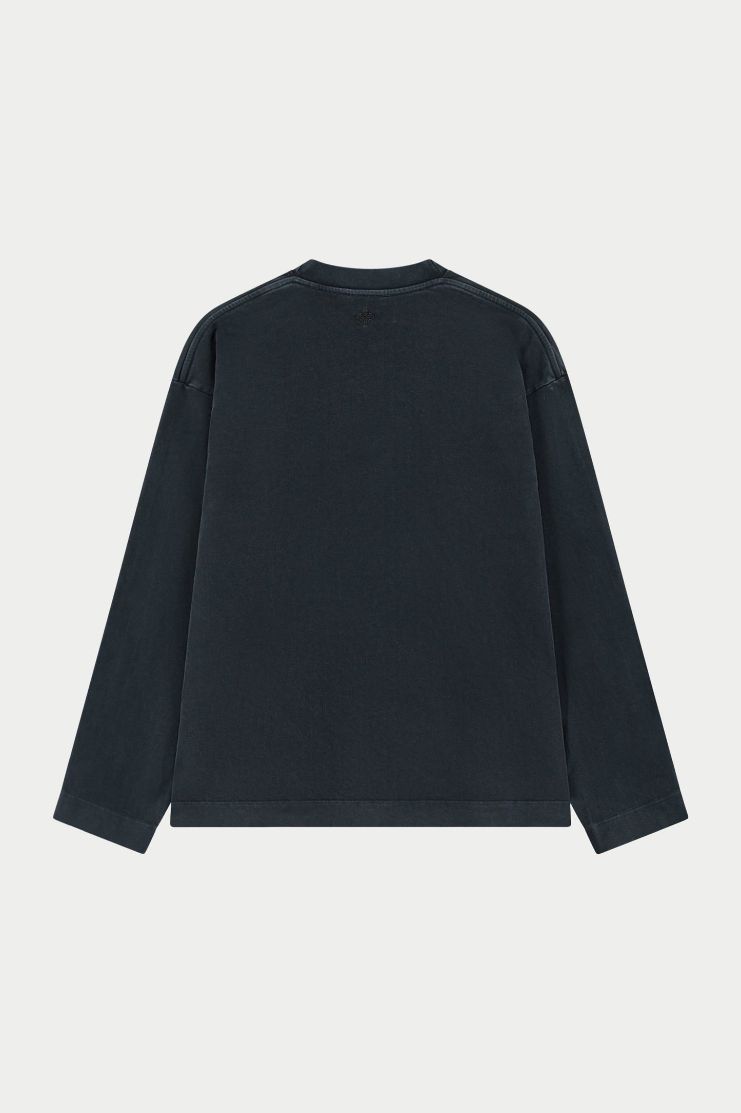 WASHED LONG SLEEVE T-SHIRT - WASHED BLACK