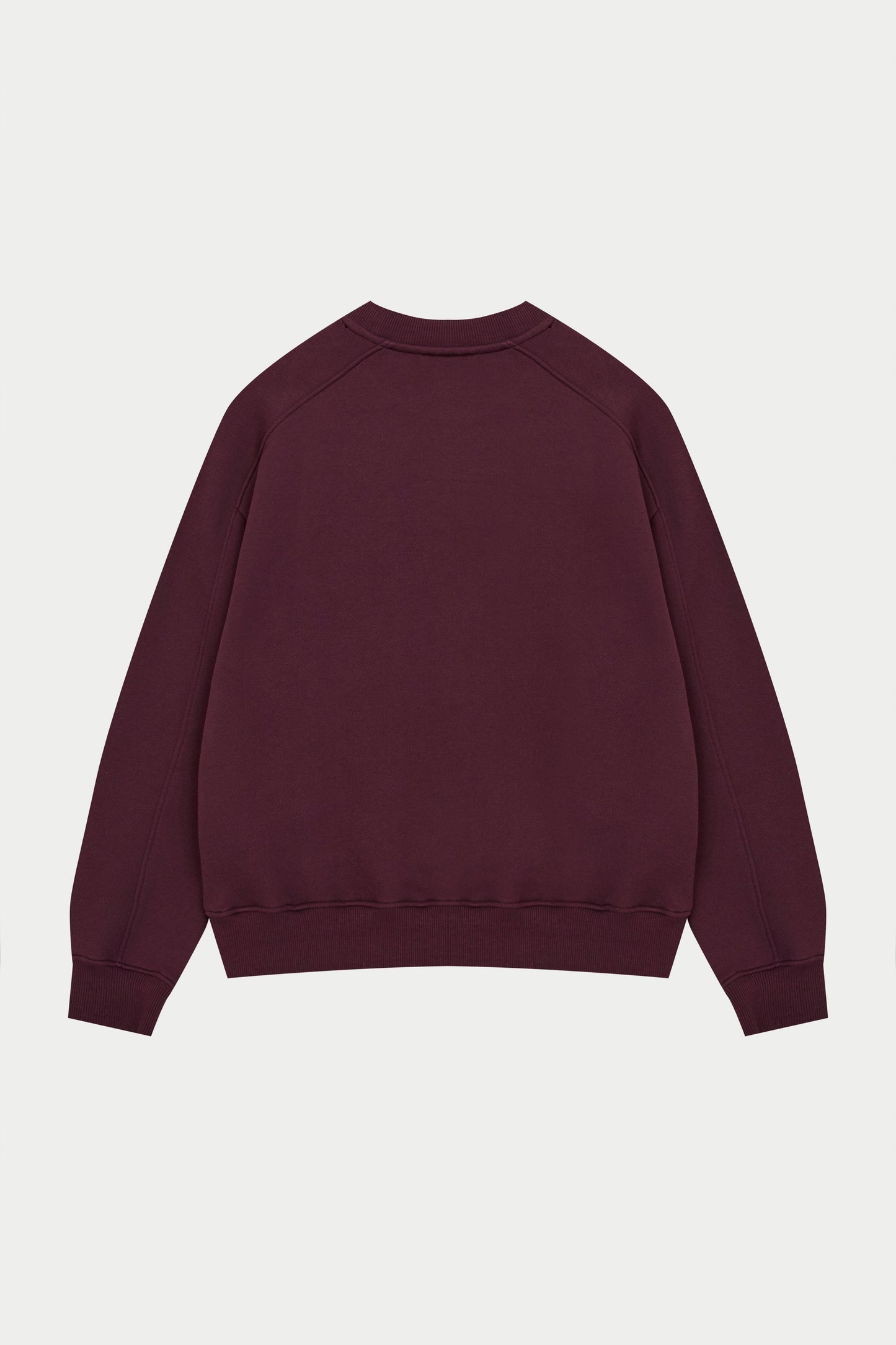 EMBOSSED SWEATSHIRT - PLUM