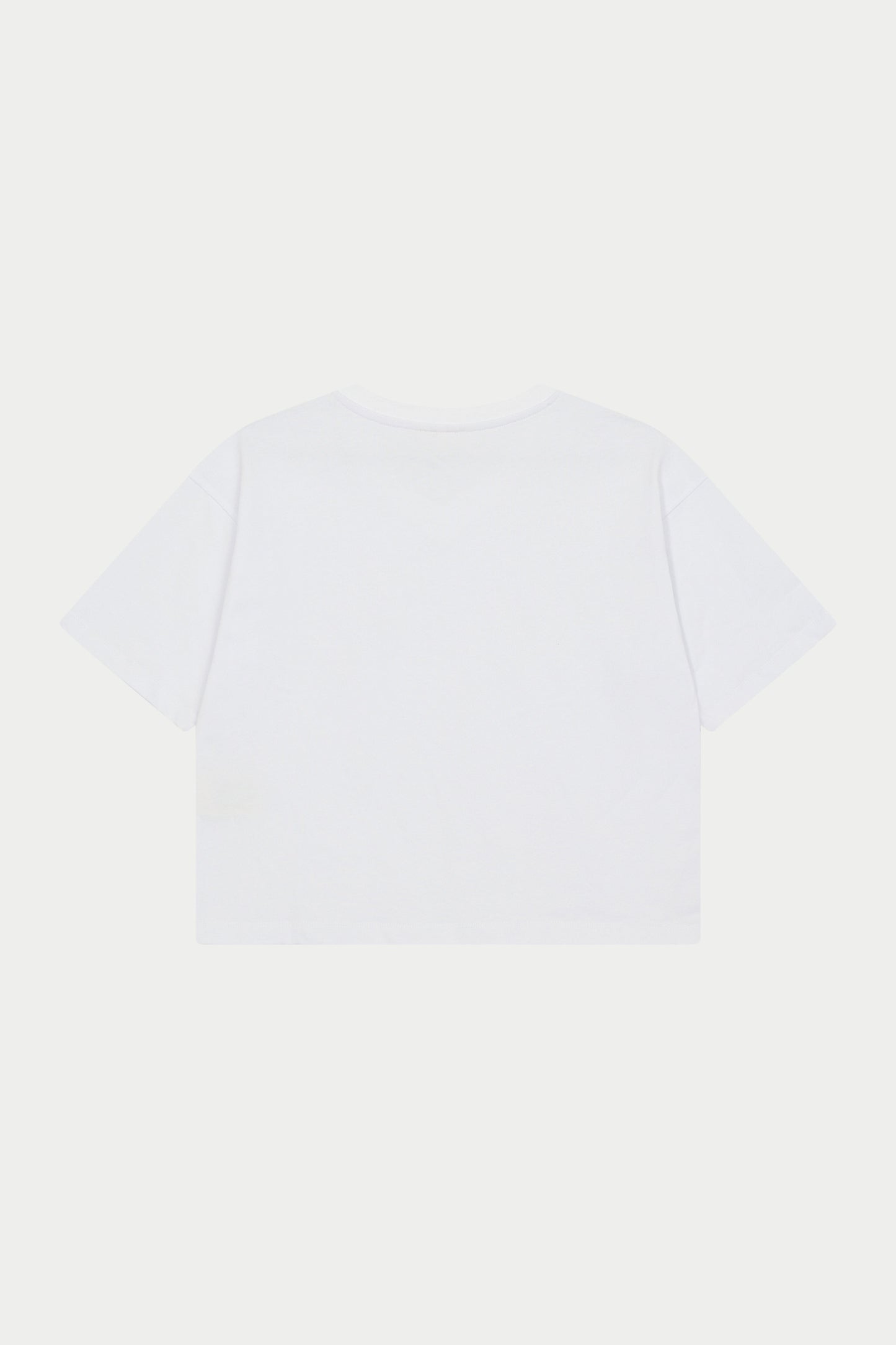 EMBROIDERED PALM GRAPHIC BOXY T-SHIRT - WHITE