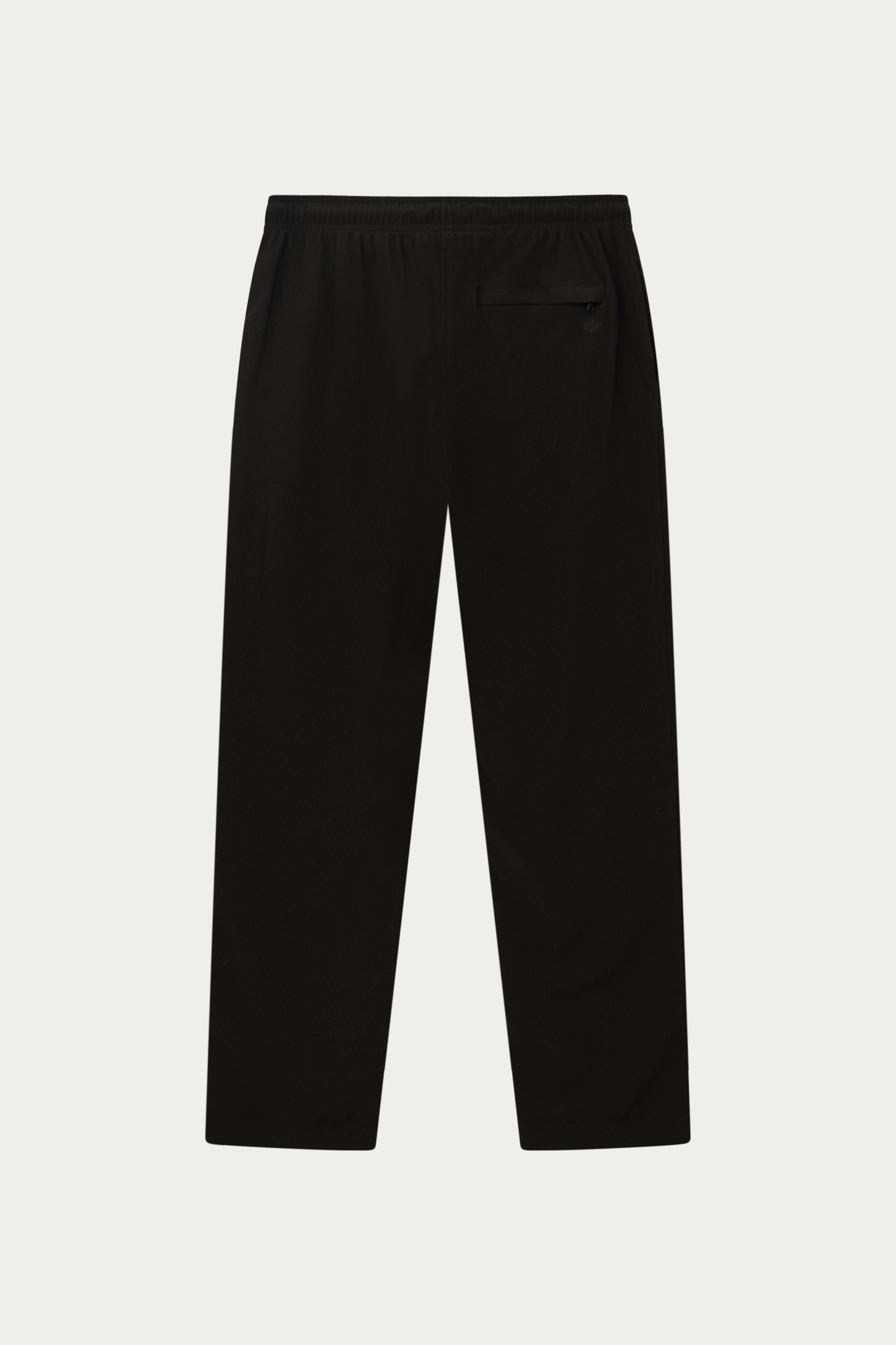 RIBBED TROUSERS - BLACK