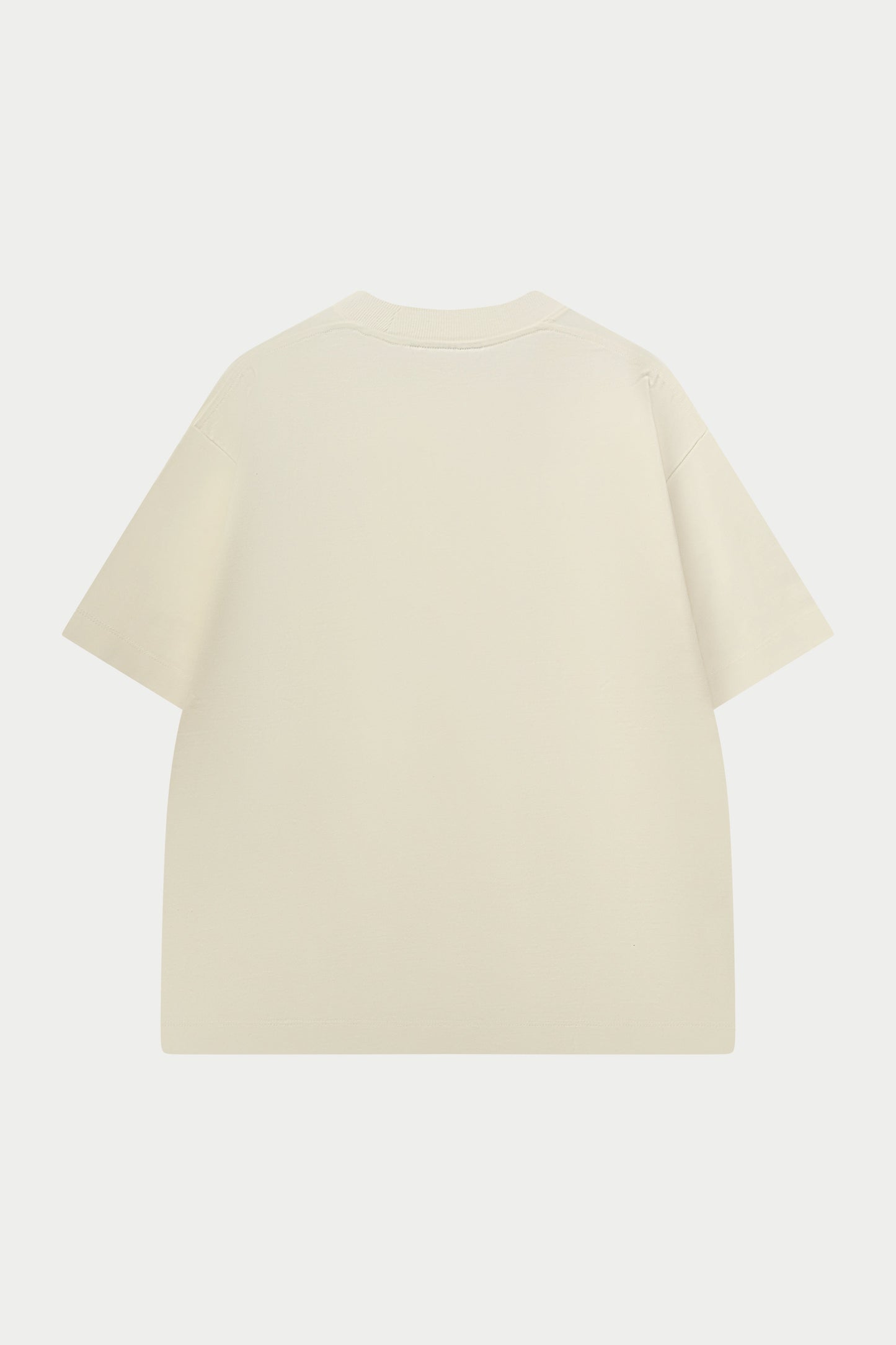 SCRIPT EMBROIDERED T-SHIRT - OFF WHITE