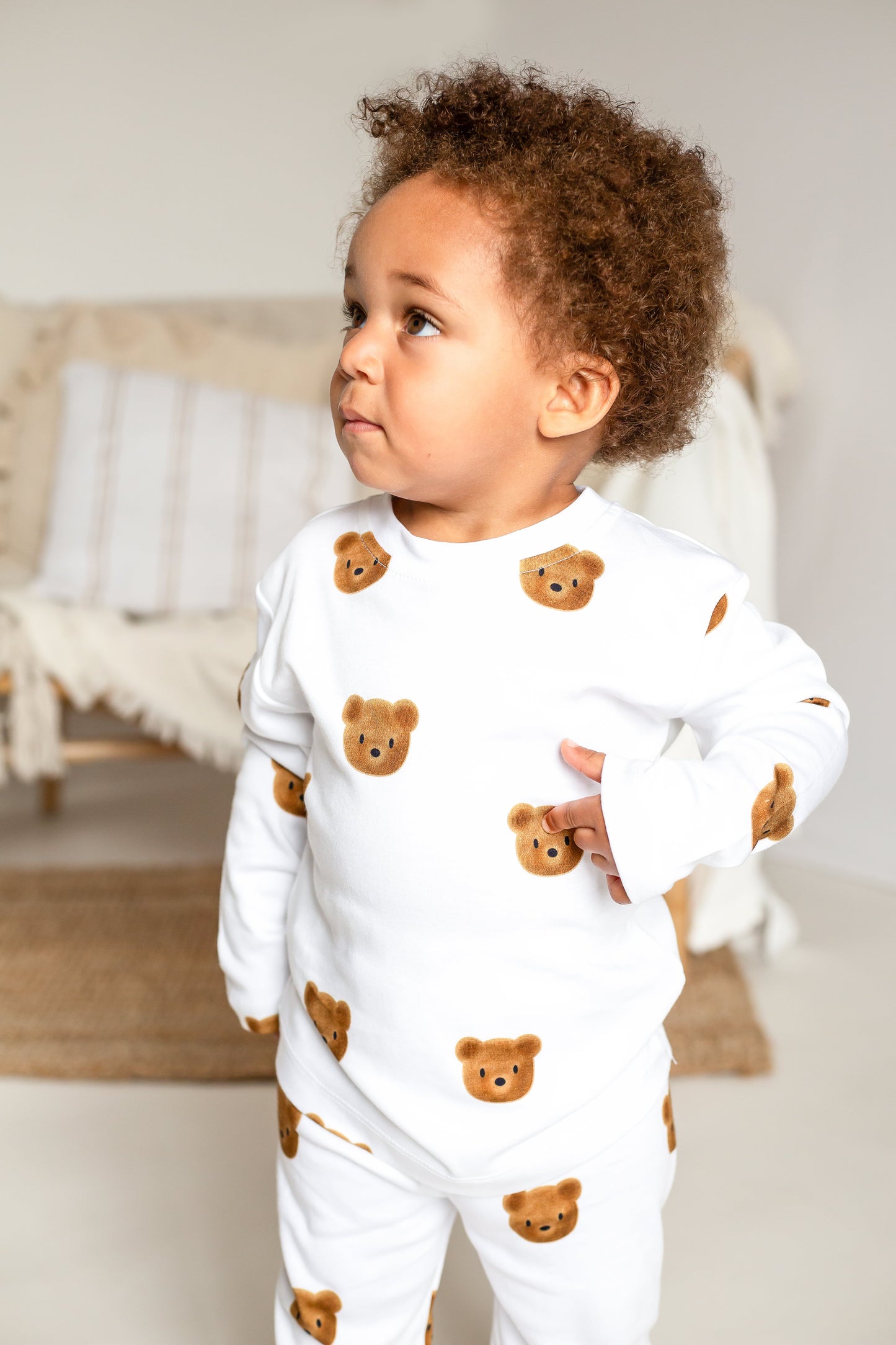 Dreamy Bear Bamboo & Organic Cotton Two Piece Set Long Sleeve Pyjamas
