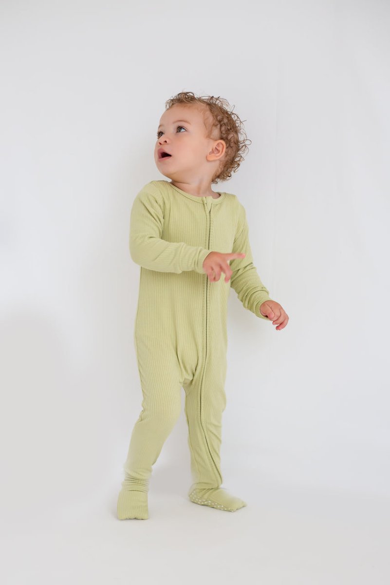 Green Ribbed Bamboo Zip Sleepsuit One Piece Cozy Crew Club OL Sleepsuits mora-uk.myshopify.com green-ribbed-bamboo-zip-sleepsuit-one-piece 33off, 60off, allproducts, baby, baby collection, bambi, bamboo, bear, bear collection, bear print, BFCM-60, BFCM20, china, CHRISTMAS20, clothing, easter50, footie, green, new in, nightwear, organic, ribbed, sleepsuit, summersale24, two way zipper, ultracozy, zero, zip