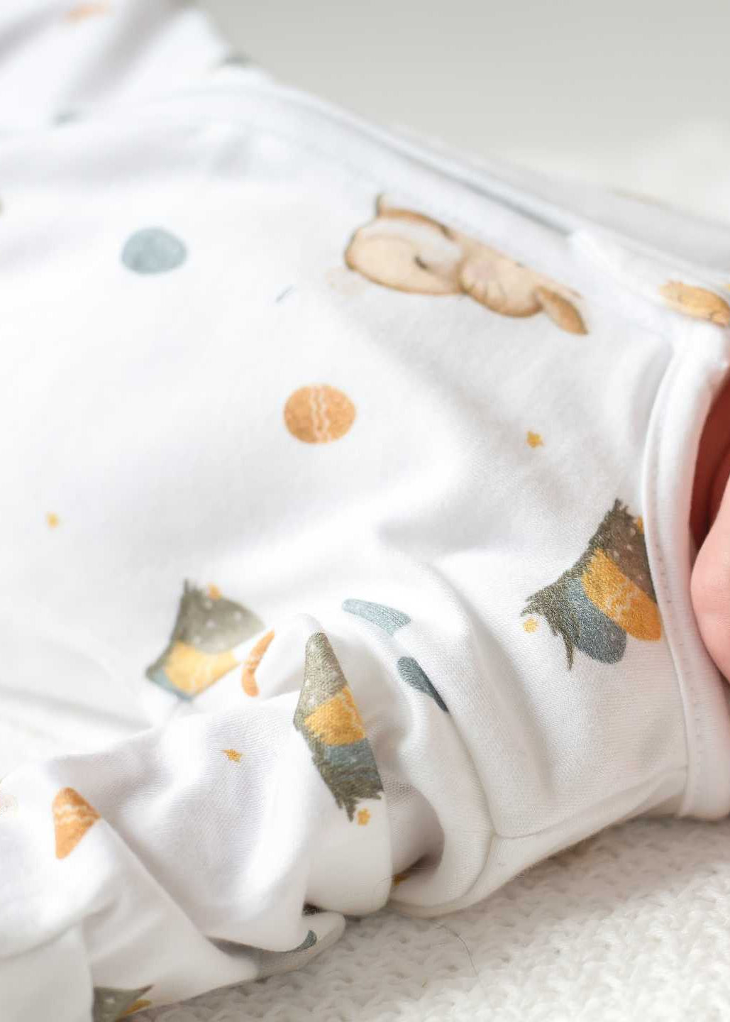 Cozy Easter Bunny Bamboo & Organic Cotton Zip Sleepsuit One Piece