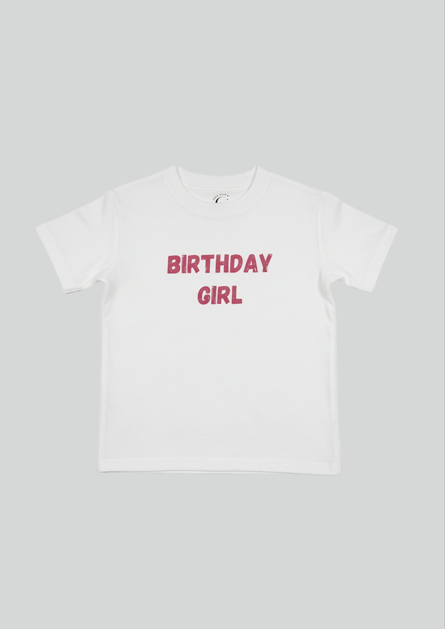 Sample Sale Birthday Girl T Shirt in White