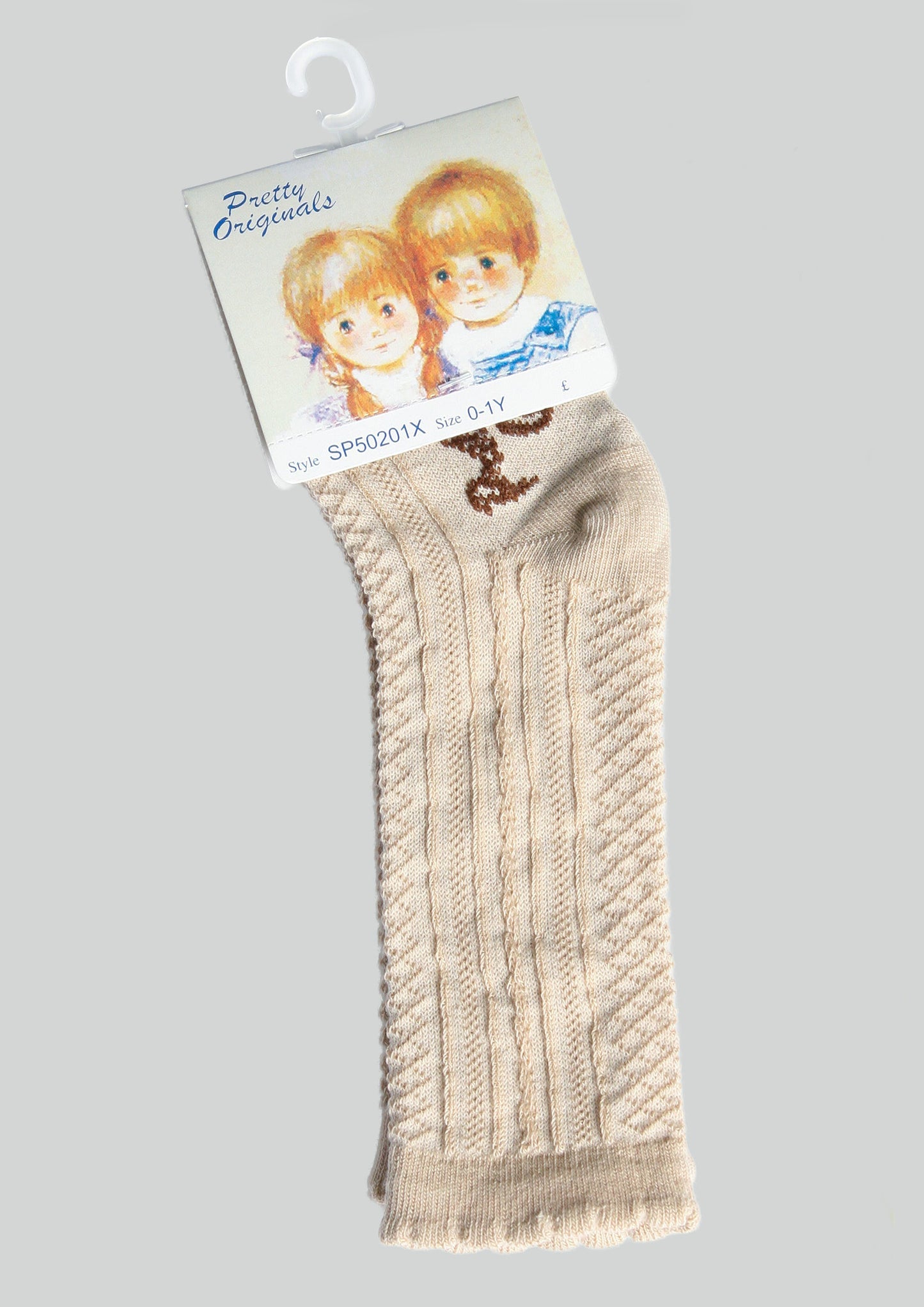 Pretty Originals Camel Patterned Knee Socks