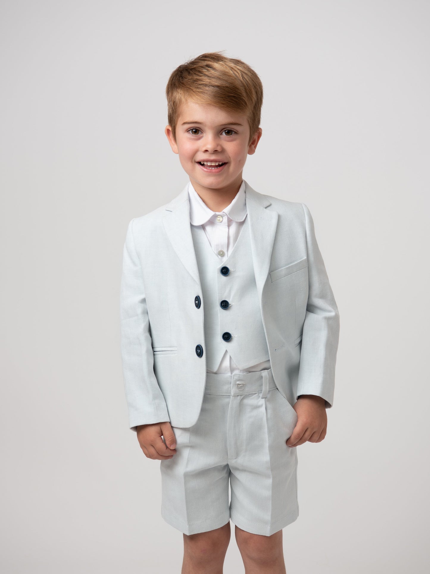Caramelo Kids Pastel Three Piece Suit