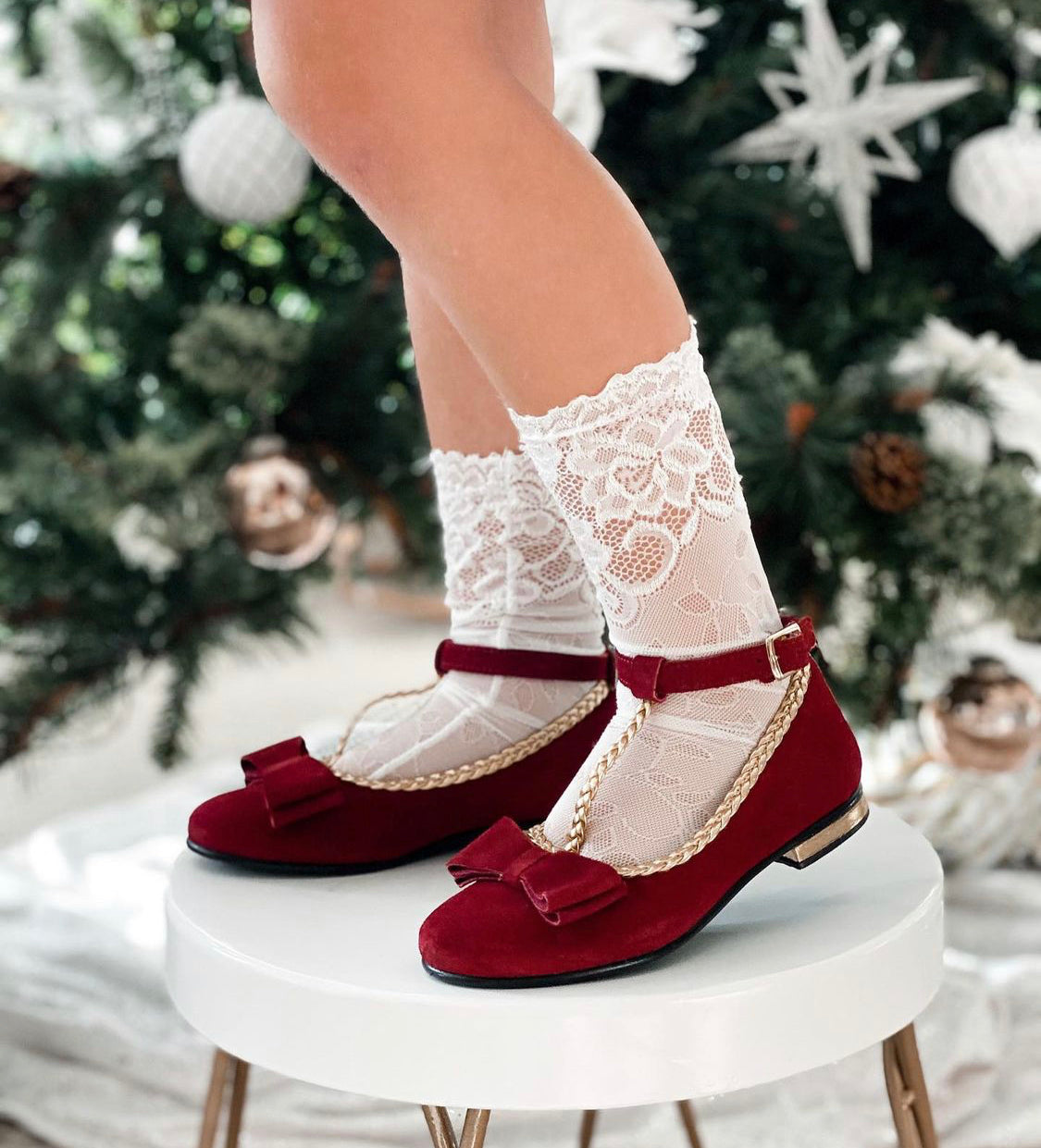 Petite Maison Kids Floral Lace Socks - Rose & Albert