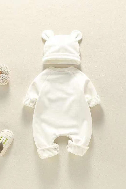 Bear Patch Romper, Hat - Brown or White Cozy Crew Club Rompers mora-uk.myshopify.com bear-patch-romper-hat-and-mittens 10off, 20off, allproducts, baby, baby collection, bear, bear collection, bear print, BFCM-20, BFCM-25, BFCM20, BOXINGDAY, China, CHRISTMAS20, clothing, LINECARD, new in, nightwear, nonpersonalised, outfit, PADDY10, romper, WINTER30
