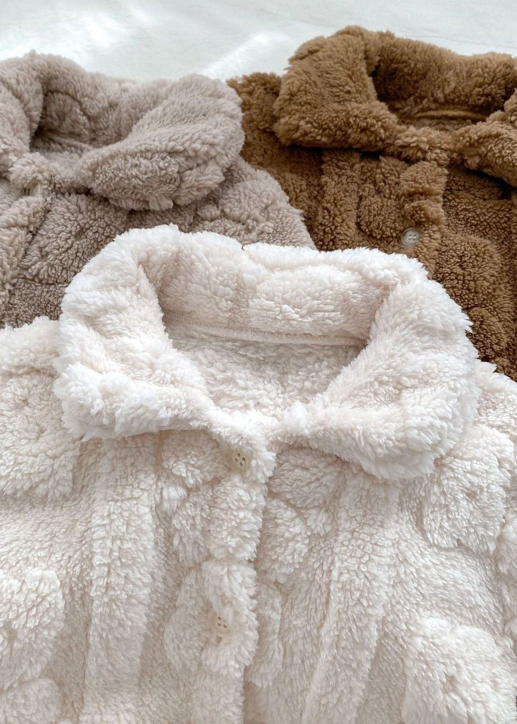 The Fur Bear Lining Fluffy Coat Romper
