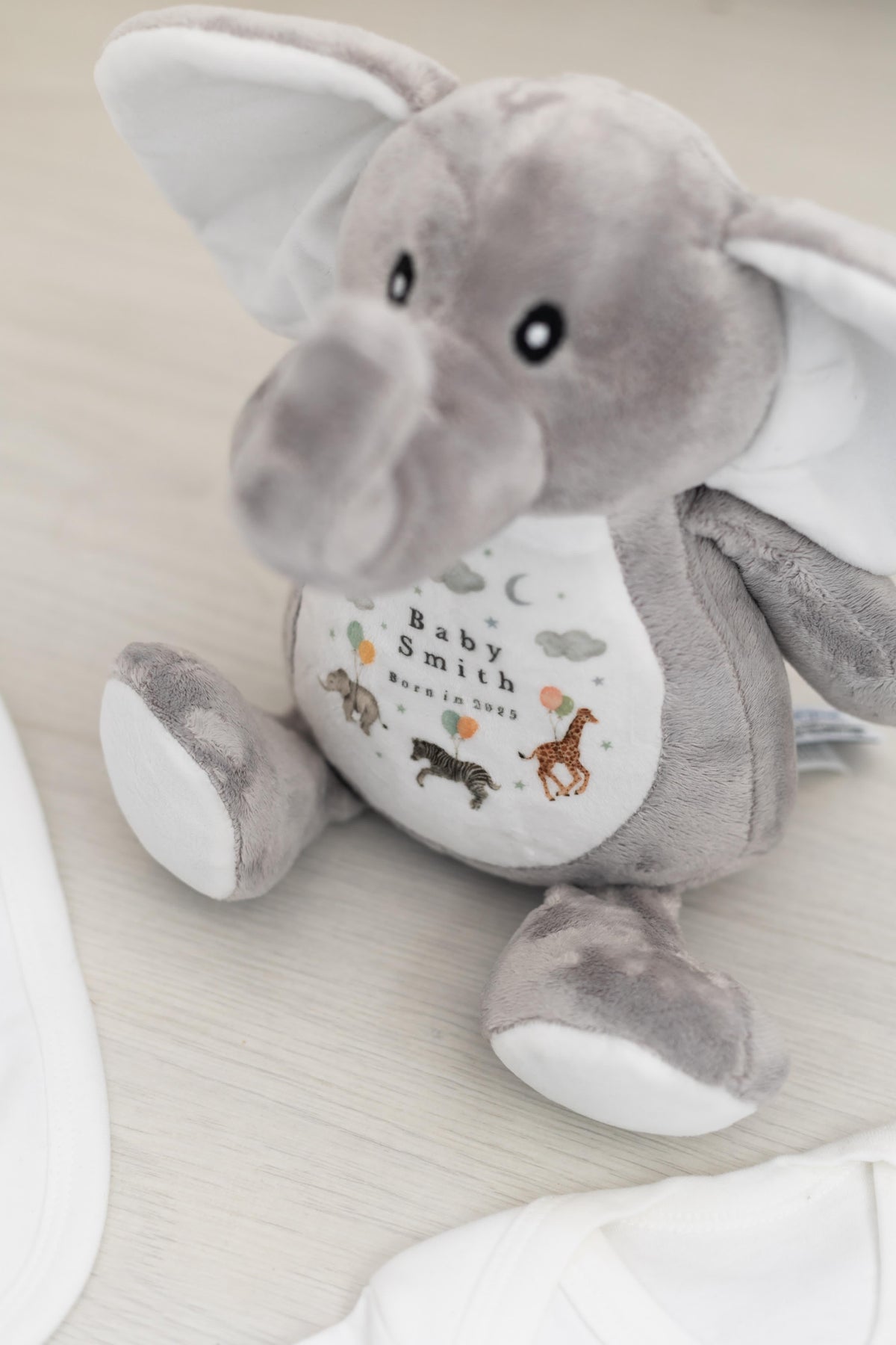 Personalised Baby Gift Set - Animal Wreath Design
