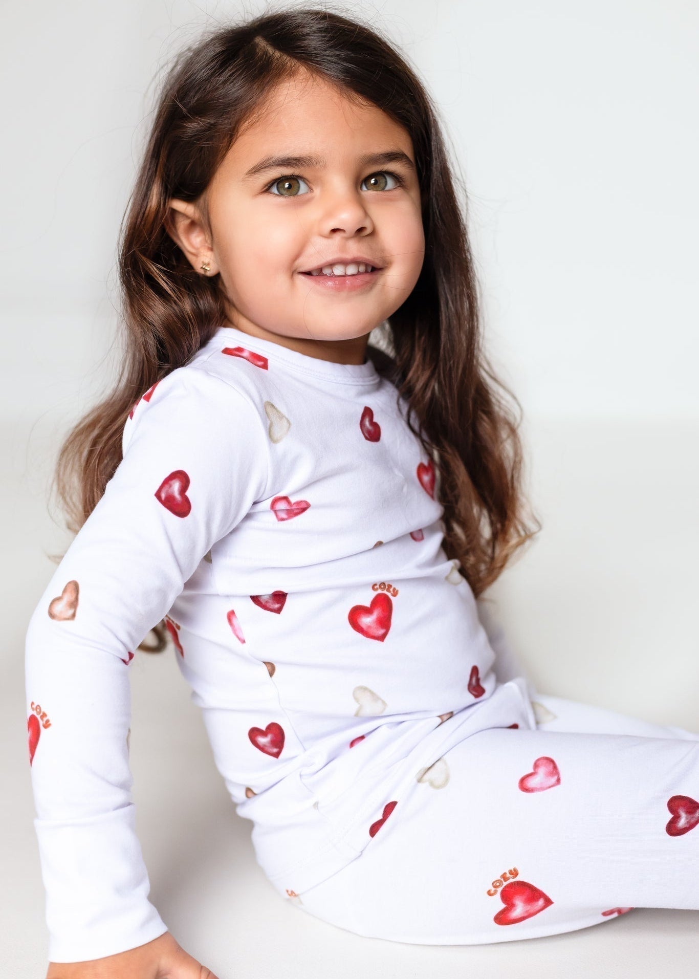 Cozy in Love Cotton Two Piece Set Long Sleeve Pyjamas