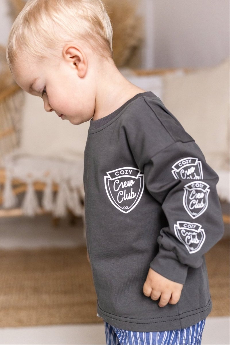 The Beverly Hills Cozy Long Sleeve Tee - Cozy Crew Club