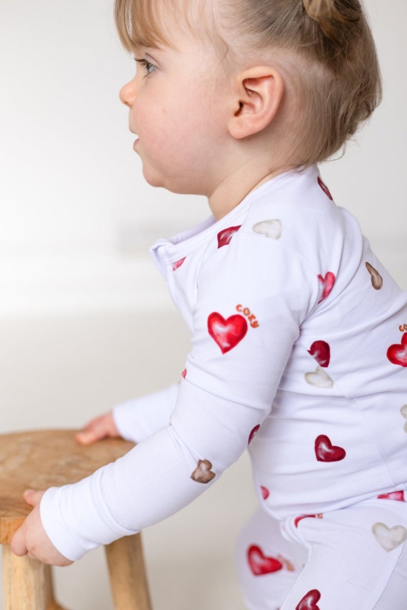 COZY In Love Cotton Zip Sleepsuit One Piece - Cozy Crew Club