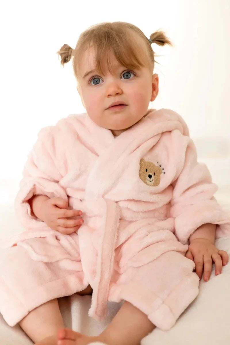 COZY Bear Hooded Dressing Gown Bear Ears - Pink Cozy Crew Club Dressing Gown mora-uk.myshopify.com cozy-bear-hooded-dressing-gown-bear-ears-pink   baby, bath, bathrobe, bear, dressing gown, hooded, new in, personalise, soft, zero  COZY Bear Hooded Dressing Gown Bear Ears - Pink Cozy Crew Club Dressing Gown mora-uk.myshopify.com cozy-bear-hooded-dressing-gown-bear-ears-pink   baby, bath, bathrobe, bear, dressing gown, hooded, new in, personalise, soft, zero