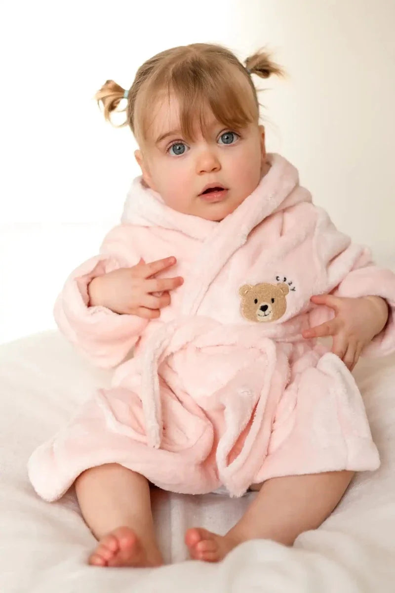 COZY Bear Hooded Dressing Gown Bear Ears - Pink Cozy Crew Club Dressing Gown mora-uk.myshopify.com cozy-bear-hooded-dressing-gown-bear-ears-pink   baby, bath, bathrobe, bear, dressing gown, hooded, new in, personalise, soft, zero  COZY Bear Hooded Dressing Gown Bear Ears - Pink Cozy Crew Club Dressing Gown mora-uk.myshopify.com cozy-bear-hooded-dressing-gown-bear-ears-pink   baby, bath, bathrobe, bear, dressing gown, hooded, new in, personalise, soft, zero