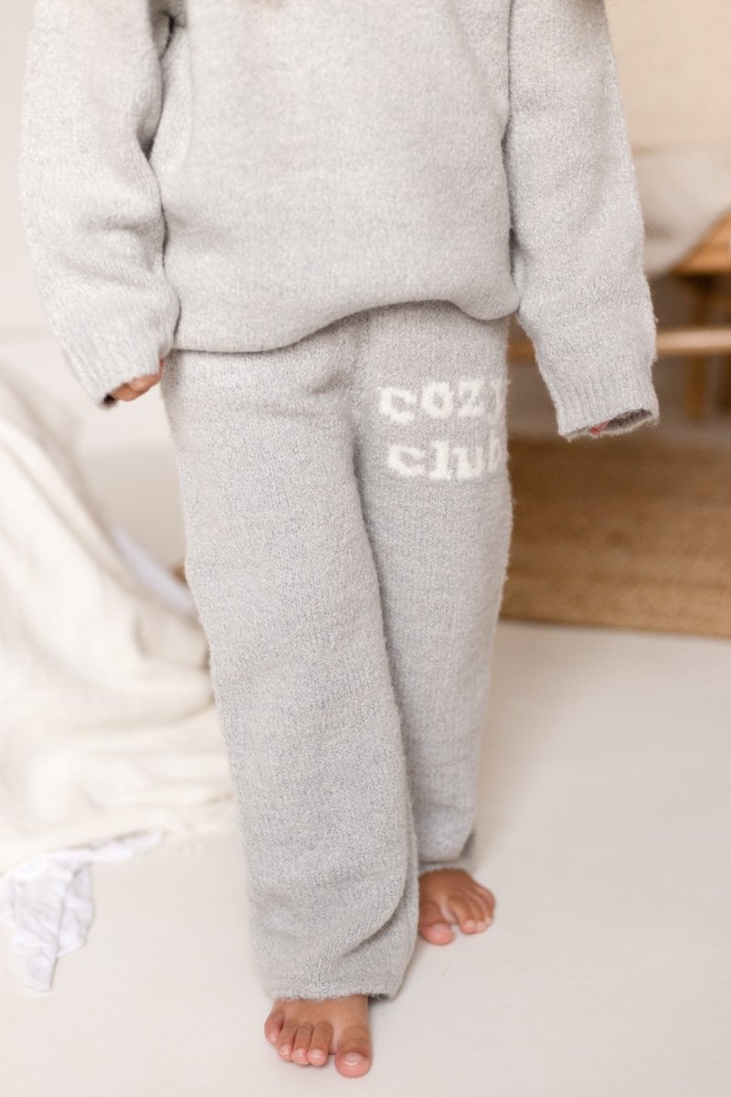 The Cozy Cub Knit Set Grey - Cozy Crew Club