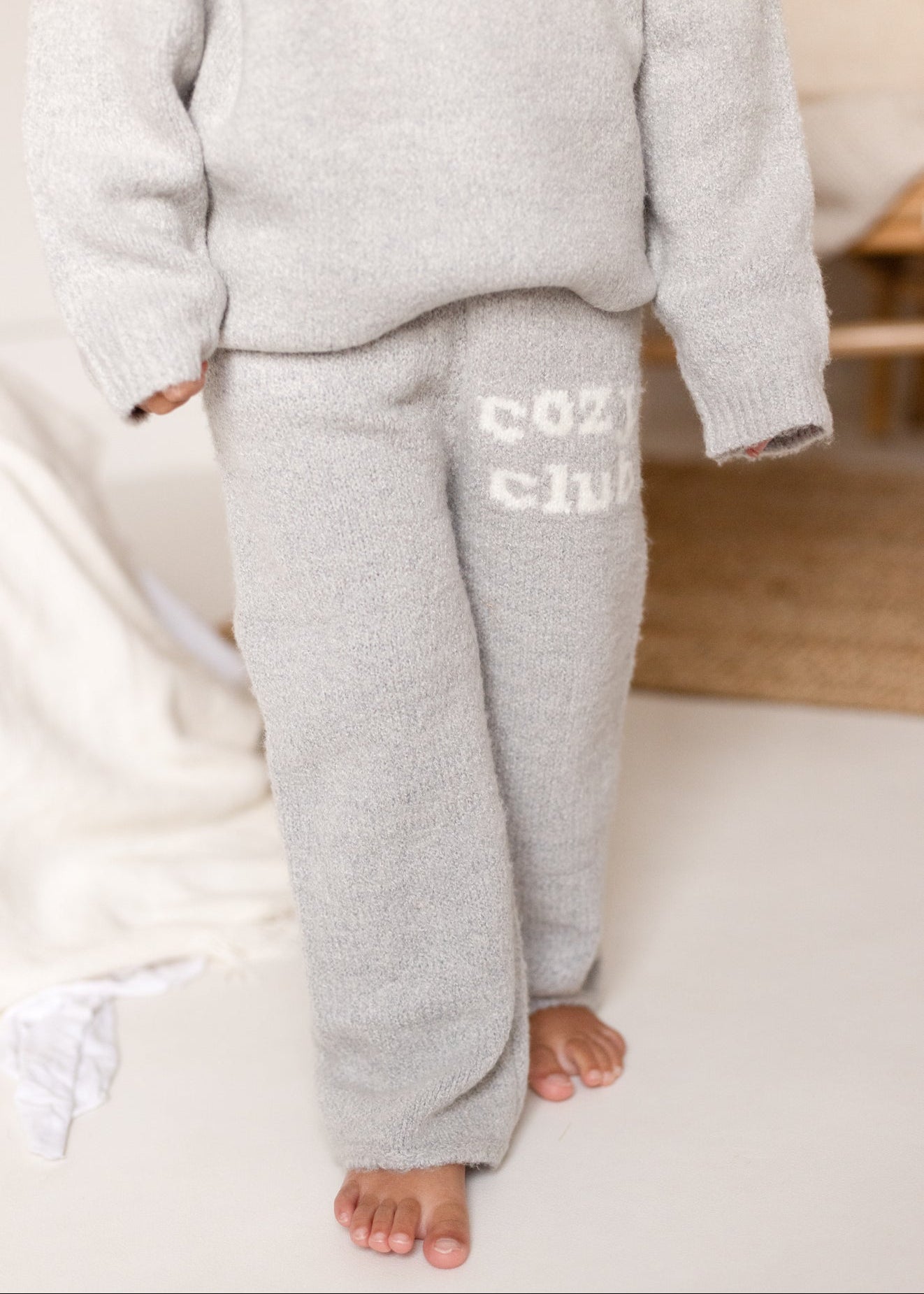 The Cozy Cub Knit Set in Grey