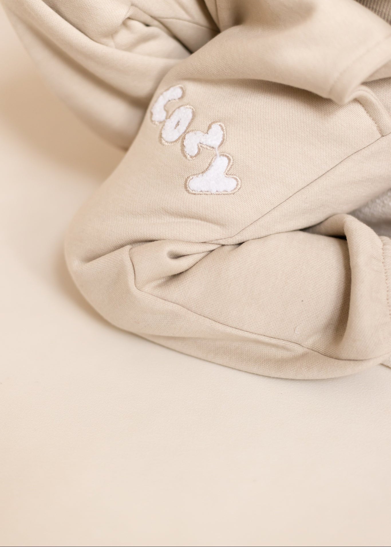 The Cozy Little Lounger Tracksuit in Beige