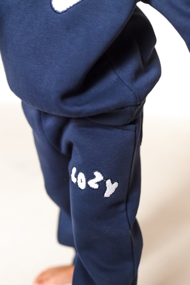 The COZY Little Lounger Tracksuit Navy - Cozy Crew Club