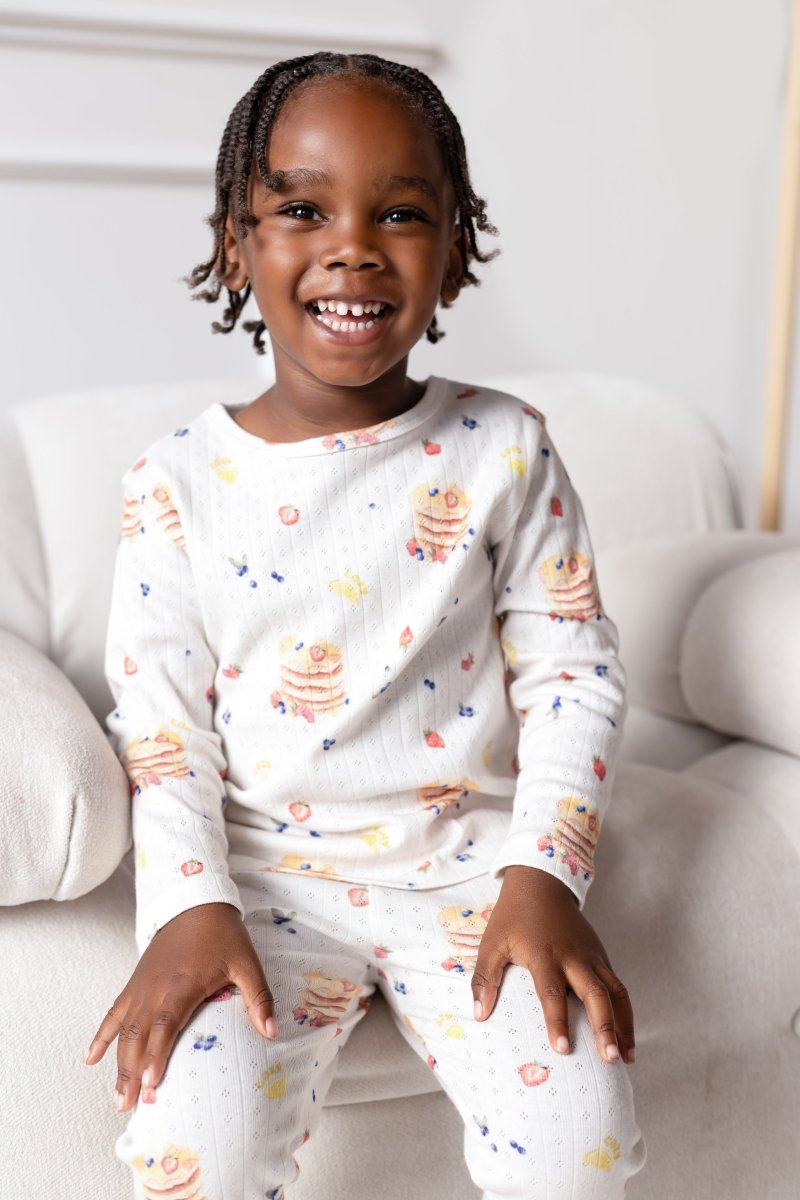 Mini Pointelle Pancake Club Pyjamas