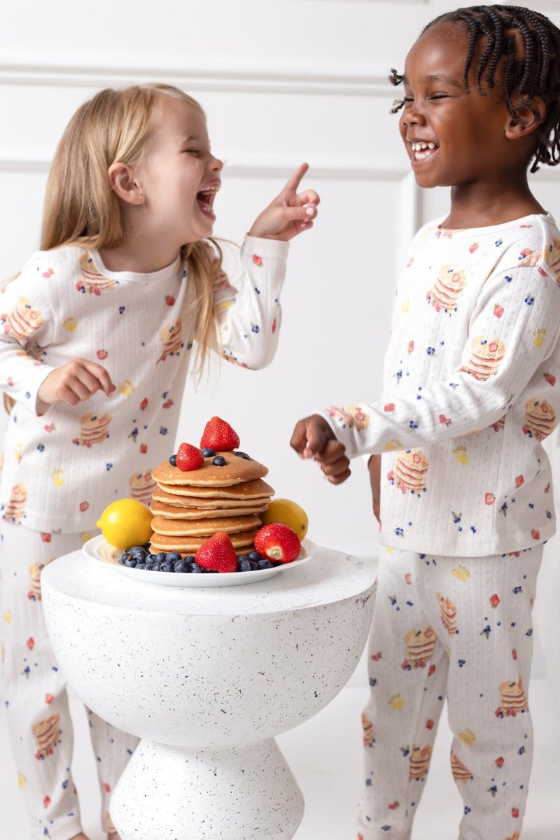 Mini Pointelle Pancake Club Pyjamas