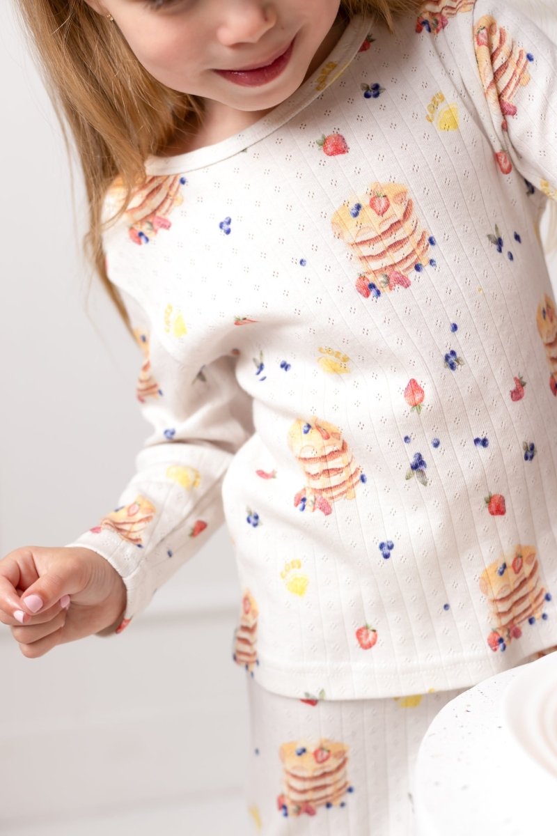 Mini Pointelle Pancake Club Pyjamas